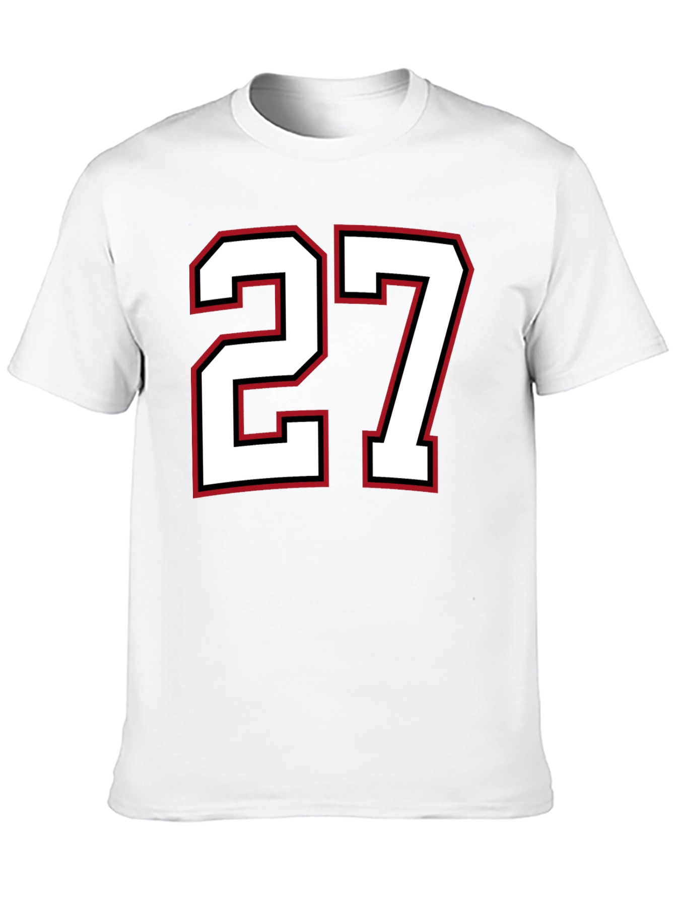 Number 27 Graphic T-Shirt - Stylish Team Spirit