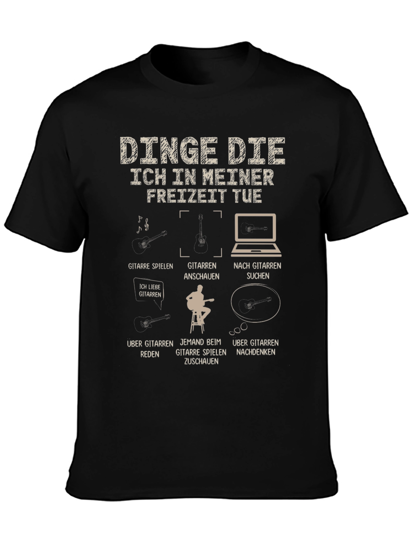 Guitar Lover T-Shirt - My Free Time