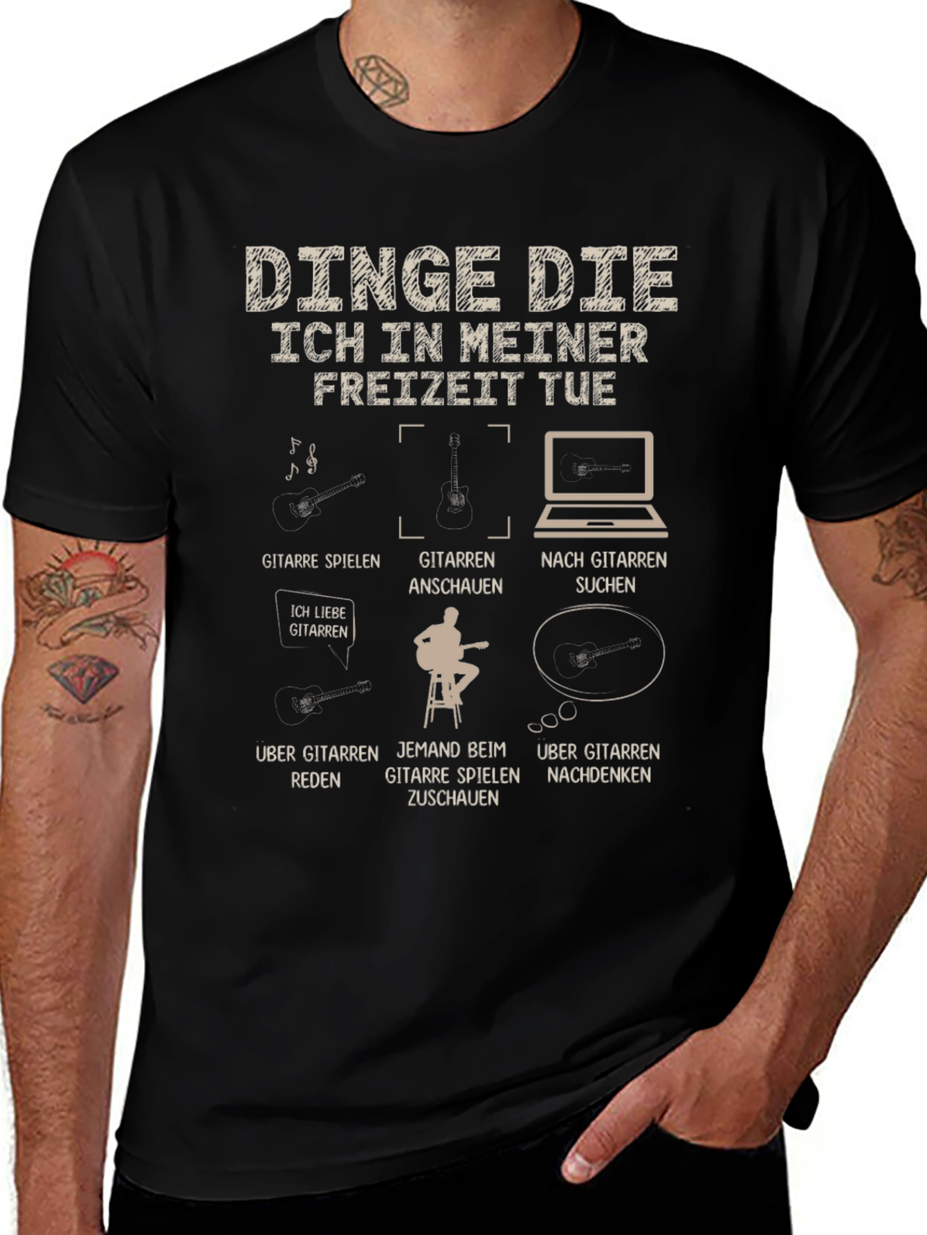 Guitar Lover T-Shirt - My Free Time