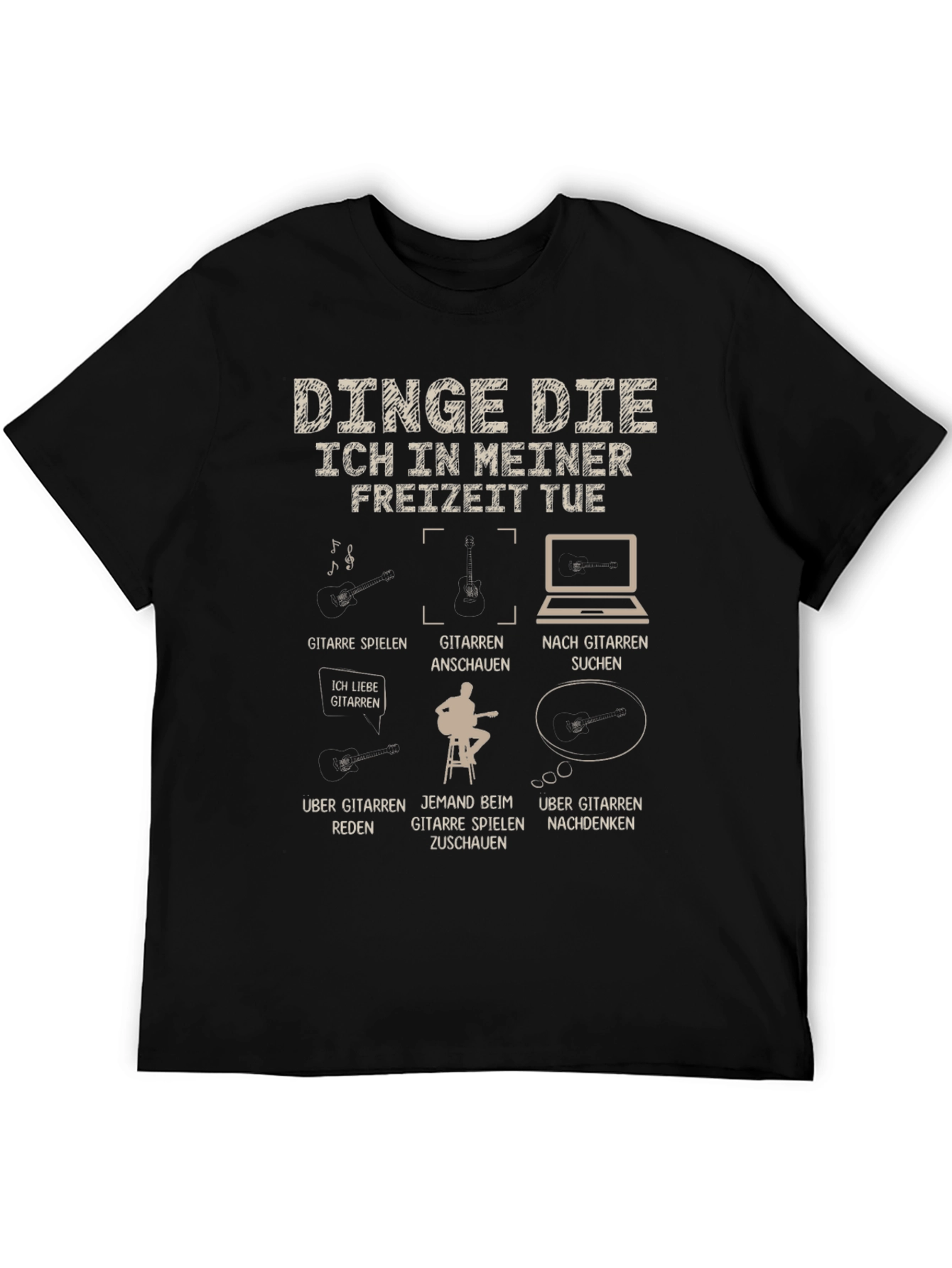 Guitar Lover T-Shirt - My Free Time