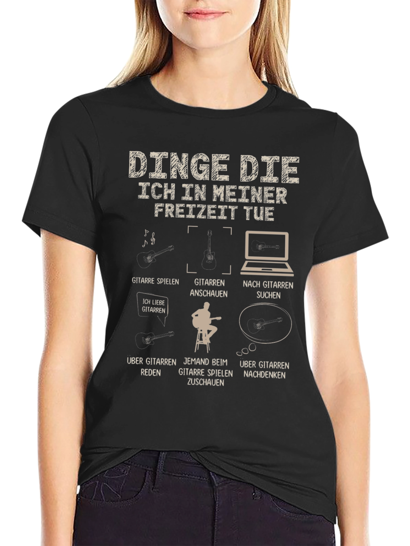 Guitar Lover T-Shirt - My Free Time