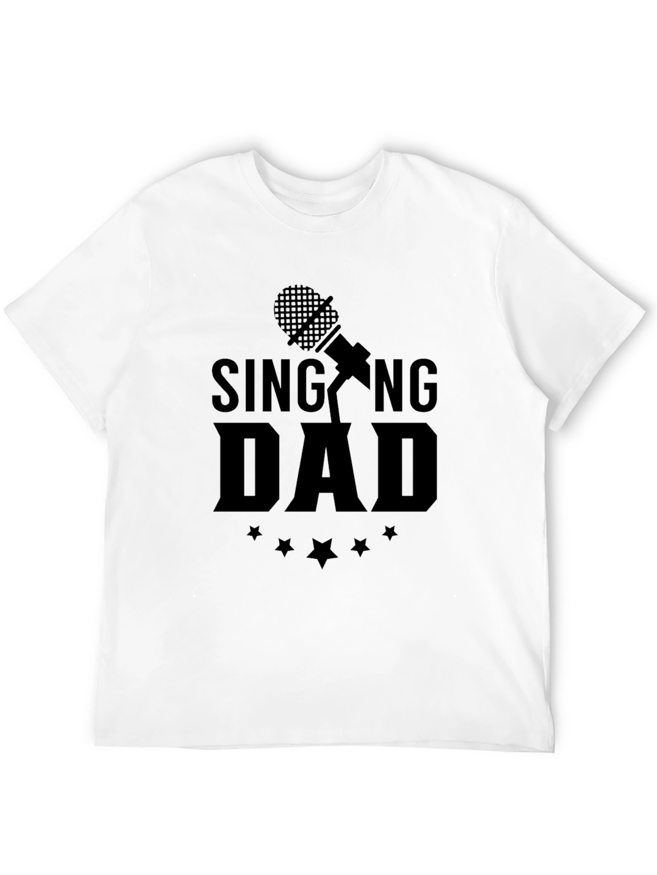 Singing Dad Black Graphic Tee