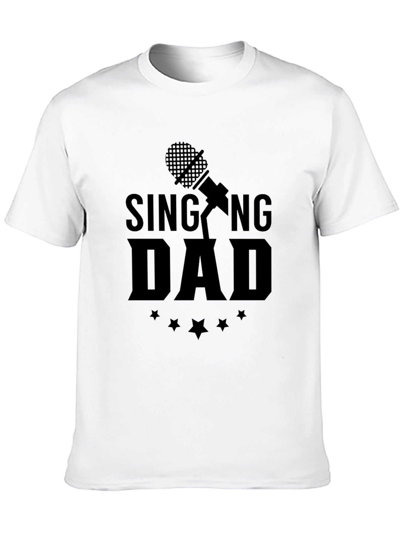 Singing Dad Black Graphic Tee