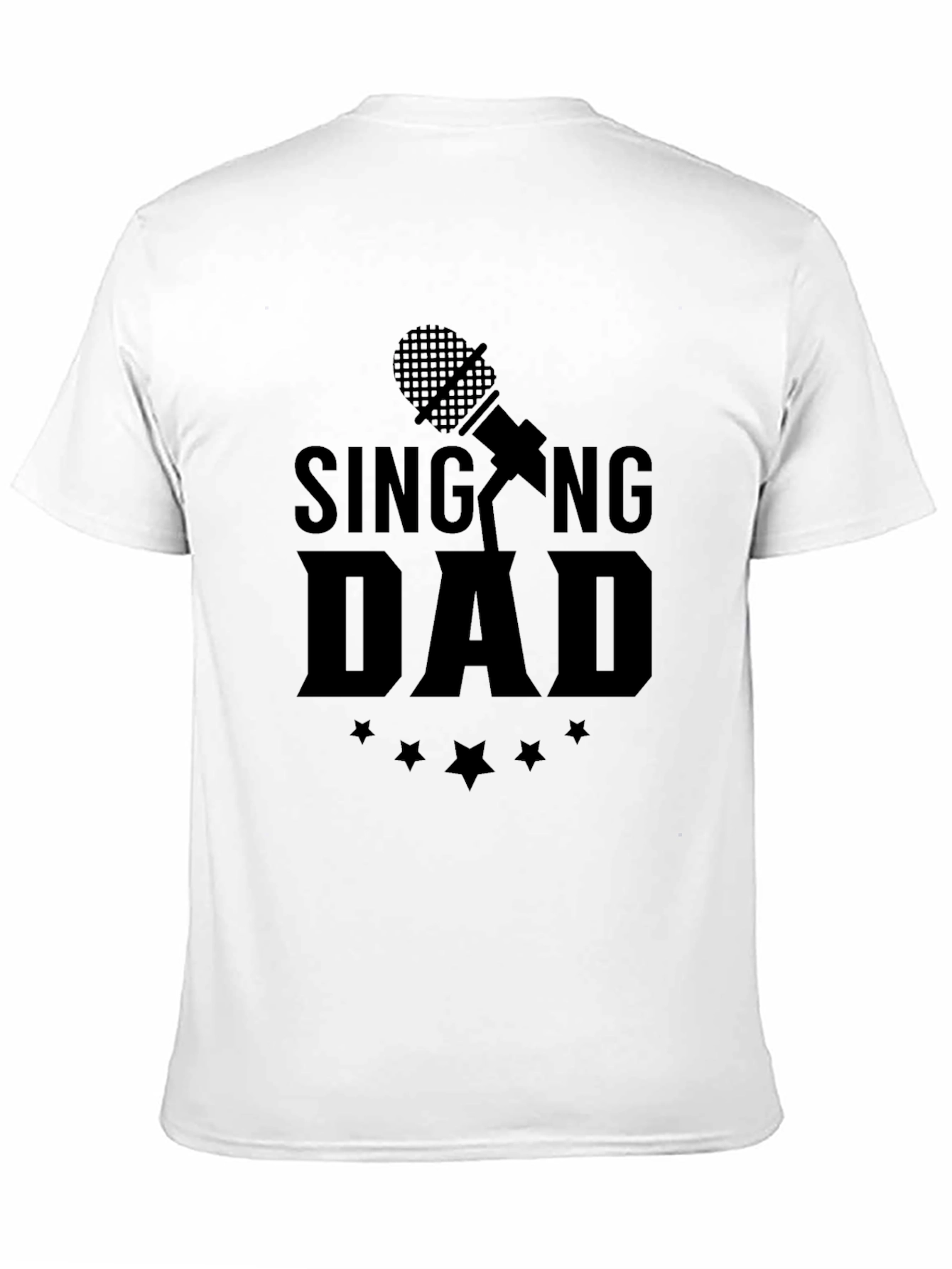 Singing Dad Black Graphic Tee