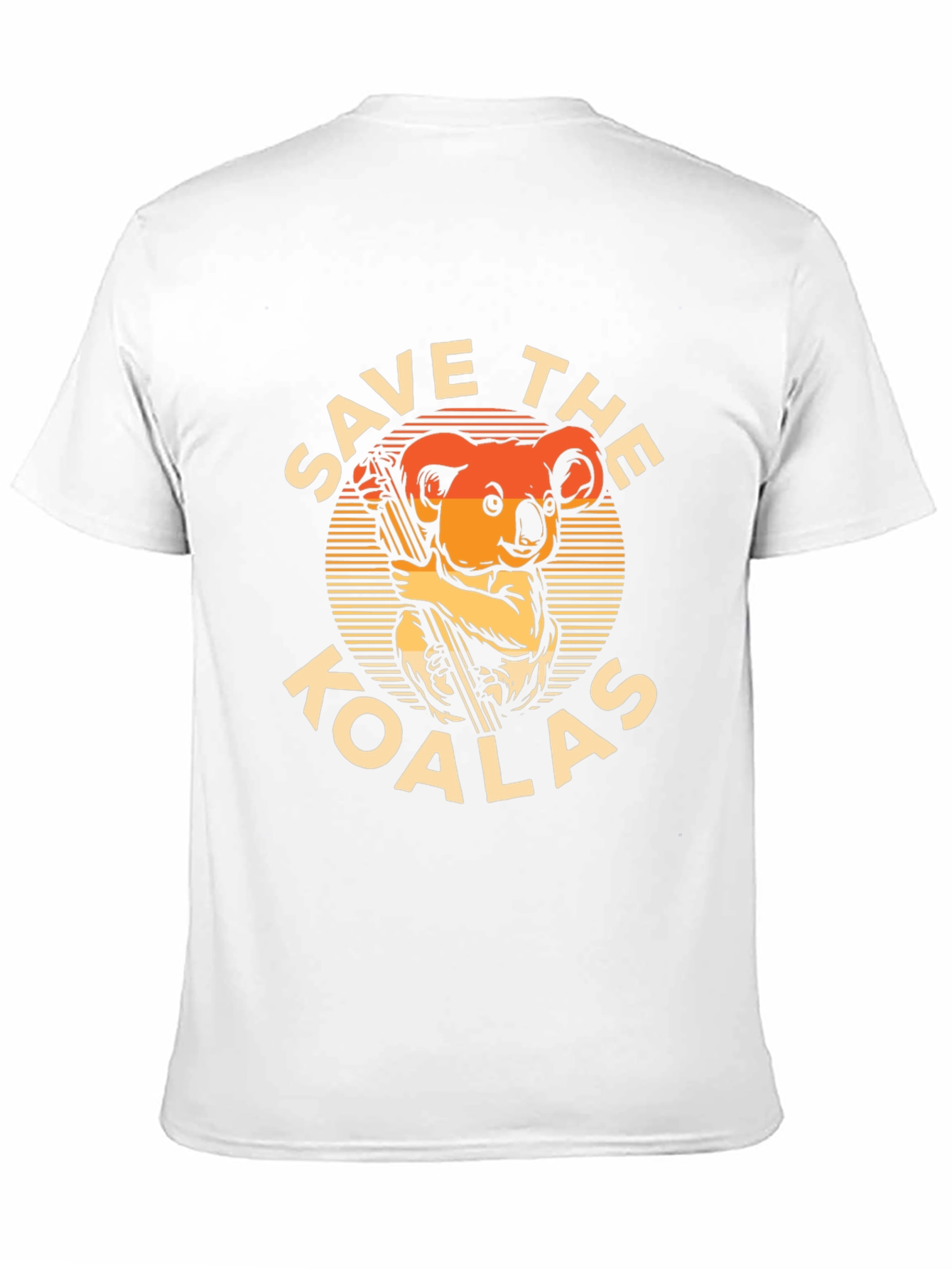 Save the Koalas Graphic T-Shirt - Black Cotton Tee