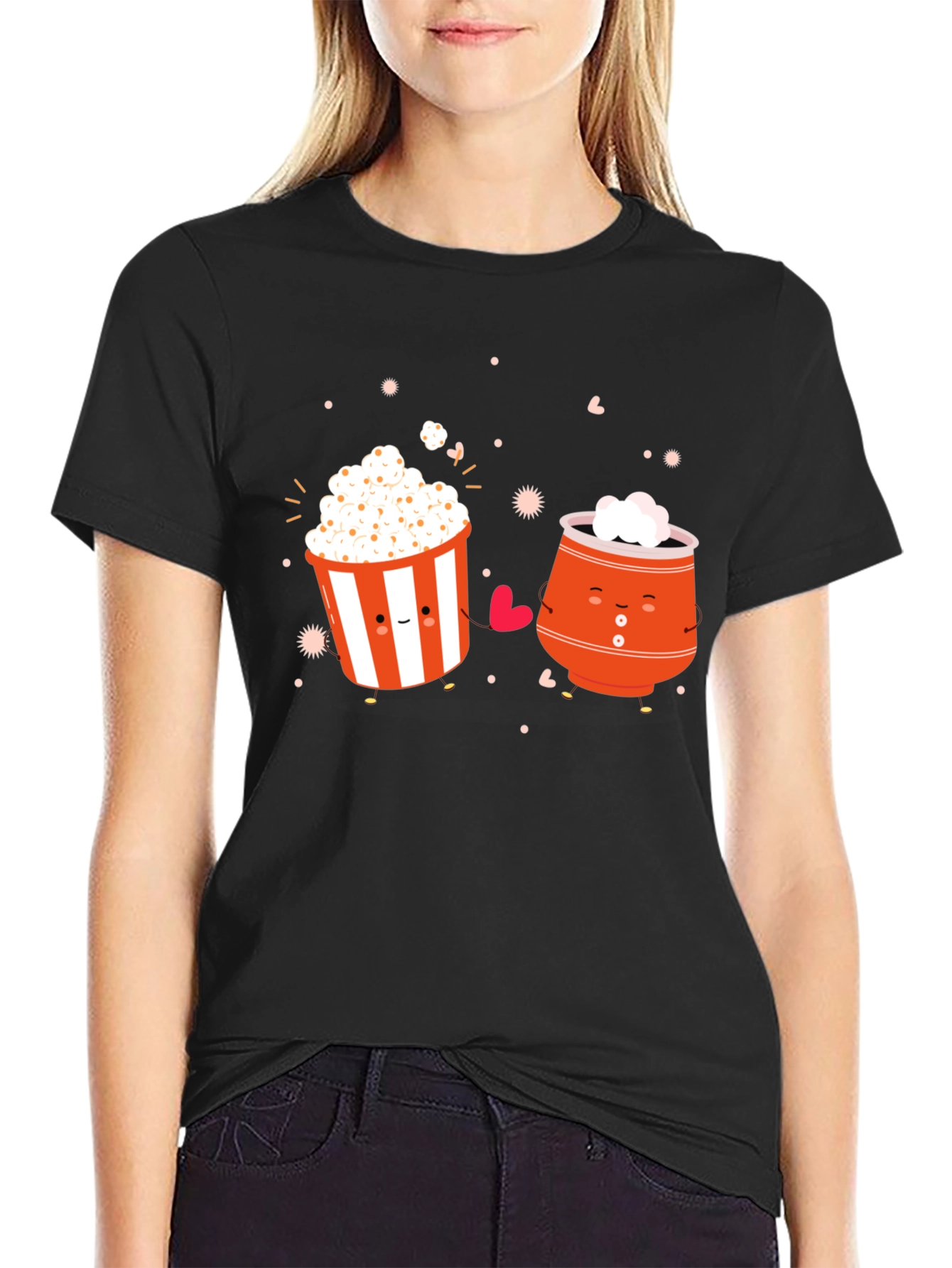 Cute Cartoon Snack Graphic Tee