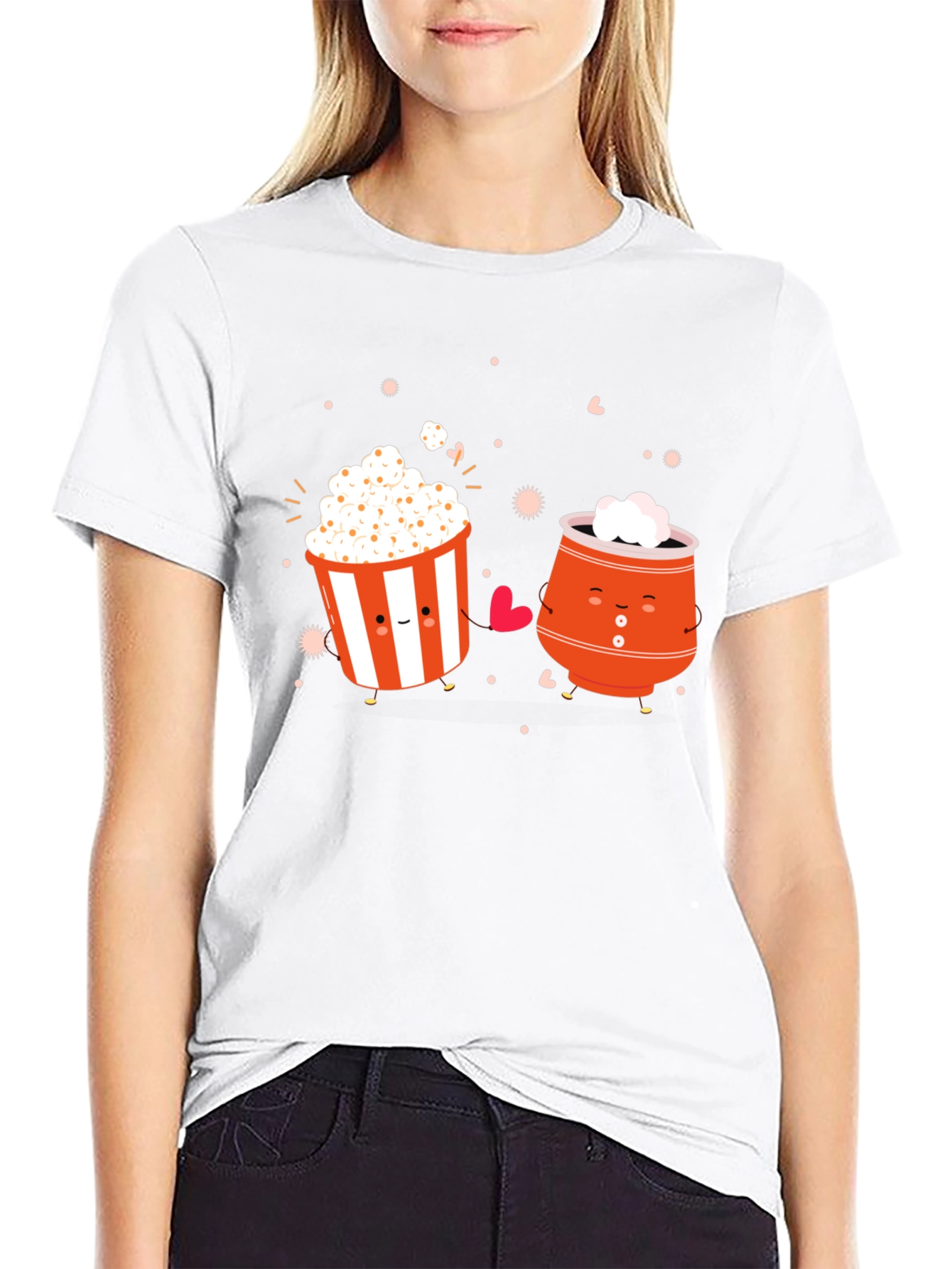 Cute Cartoon Snack Graphic Tee
