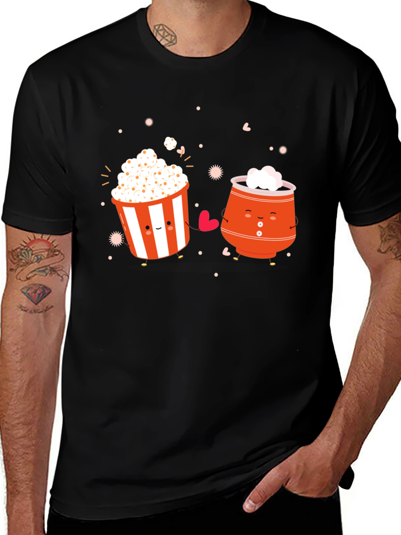 Cute Cartoon Snack Graphic Tee
