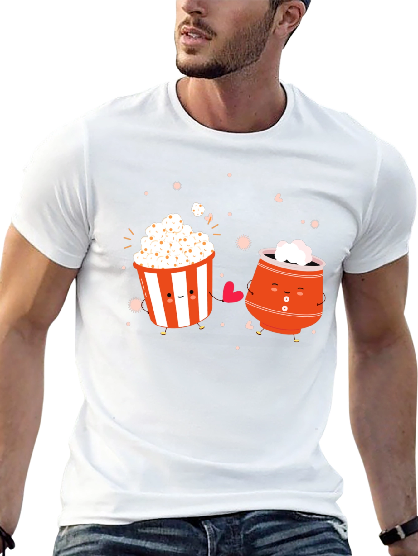 Cute Cartoon Snack Graphic Tee