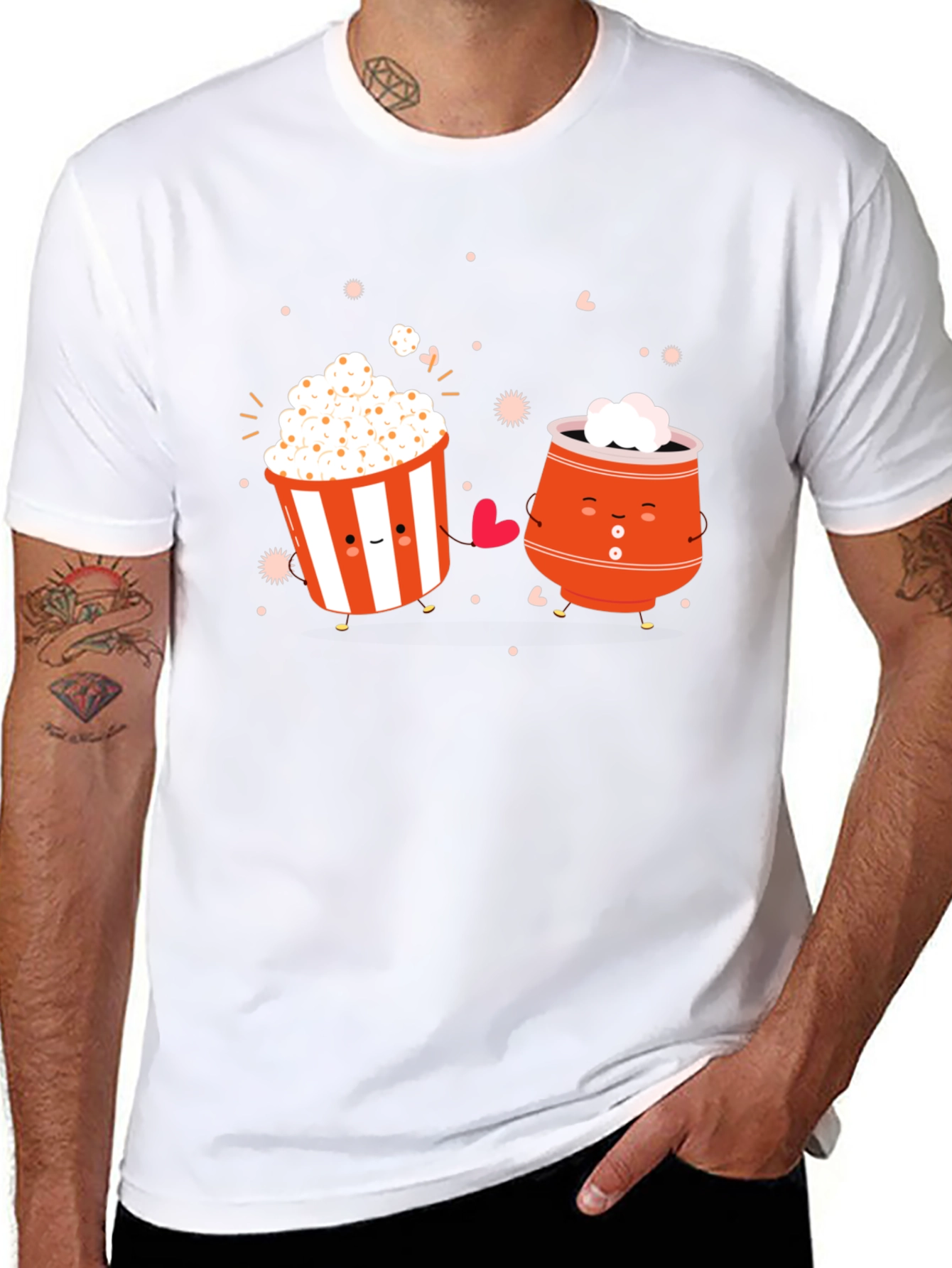 Cute Cartoon Snack Graphic Tee