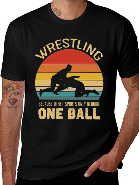 Wrestling Humor Graphic T-Shirt