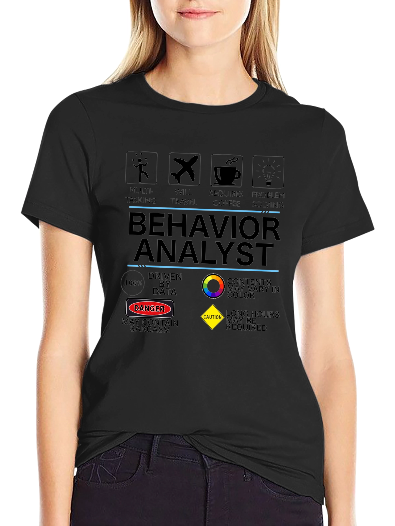 Behavior Analyst T-Shirt: Multi-Tasking Problem Solving Design