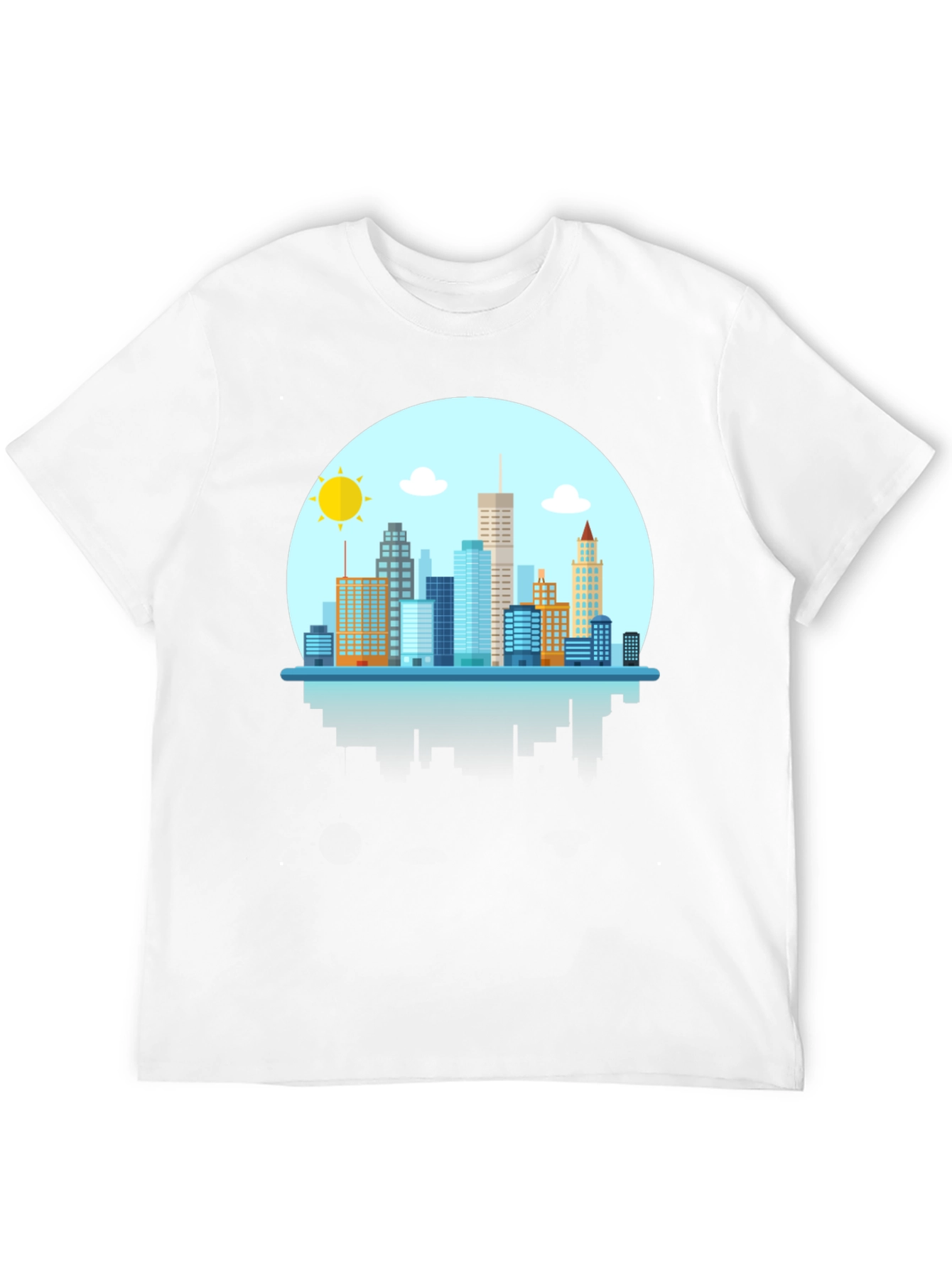 Cityscape Graphic Tee - Modern Urban Style