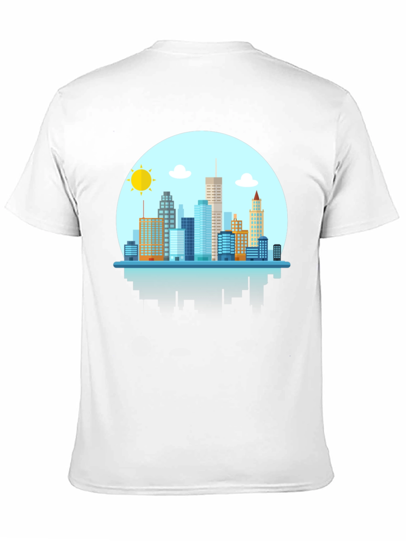 Cityscape Graphic Tee - Modern Urban Style