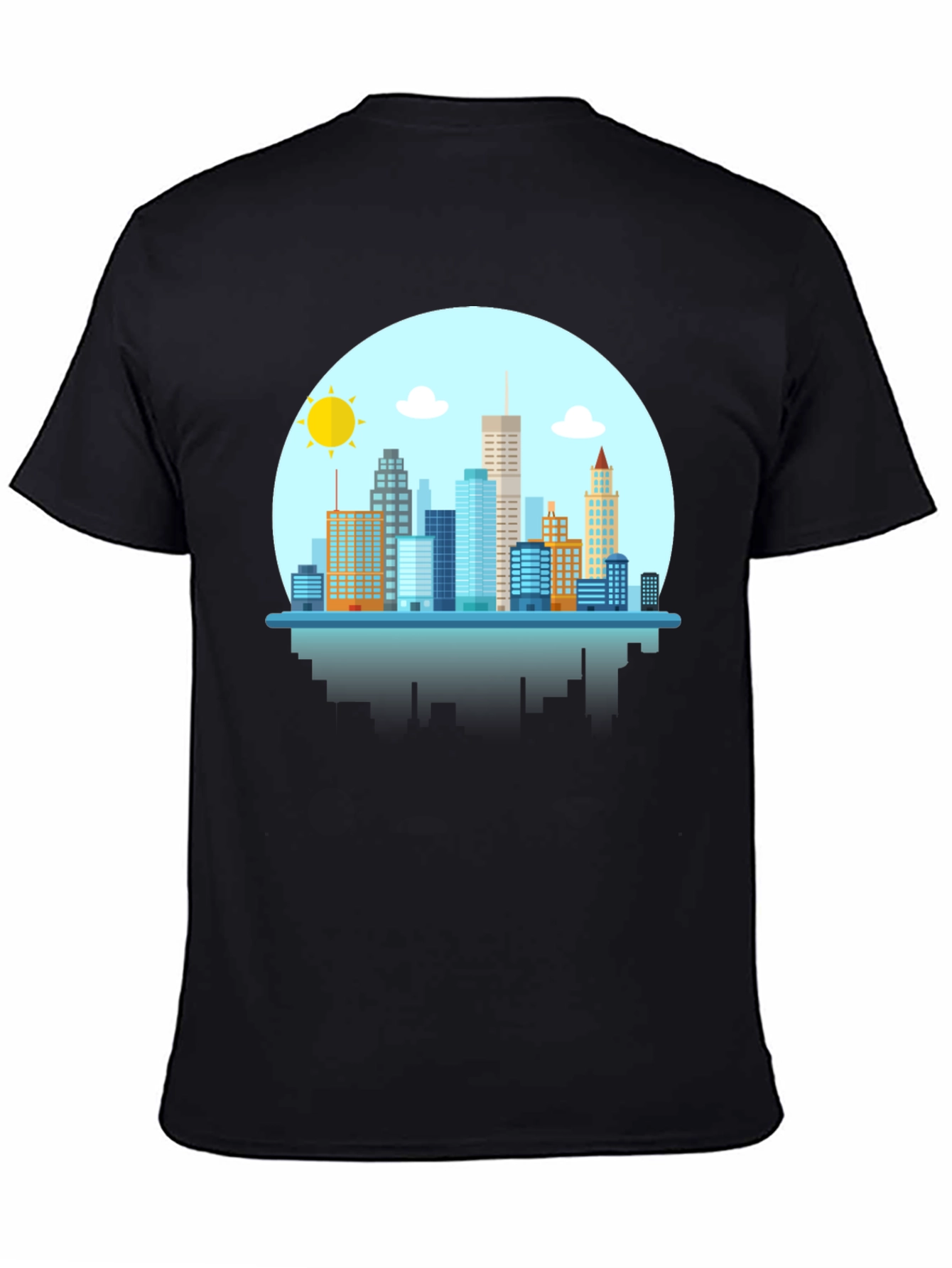Cityscape Graphic Tee - Modern Urban Style