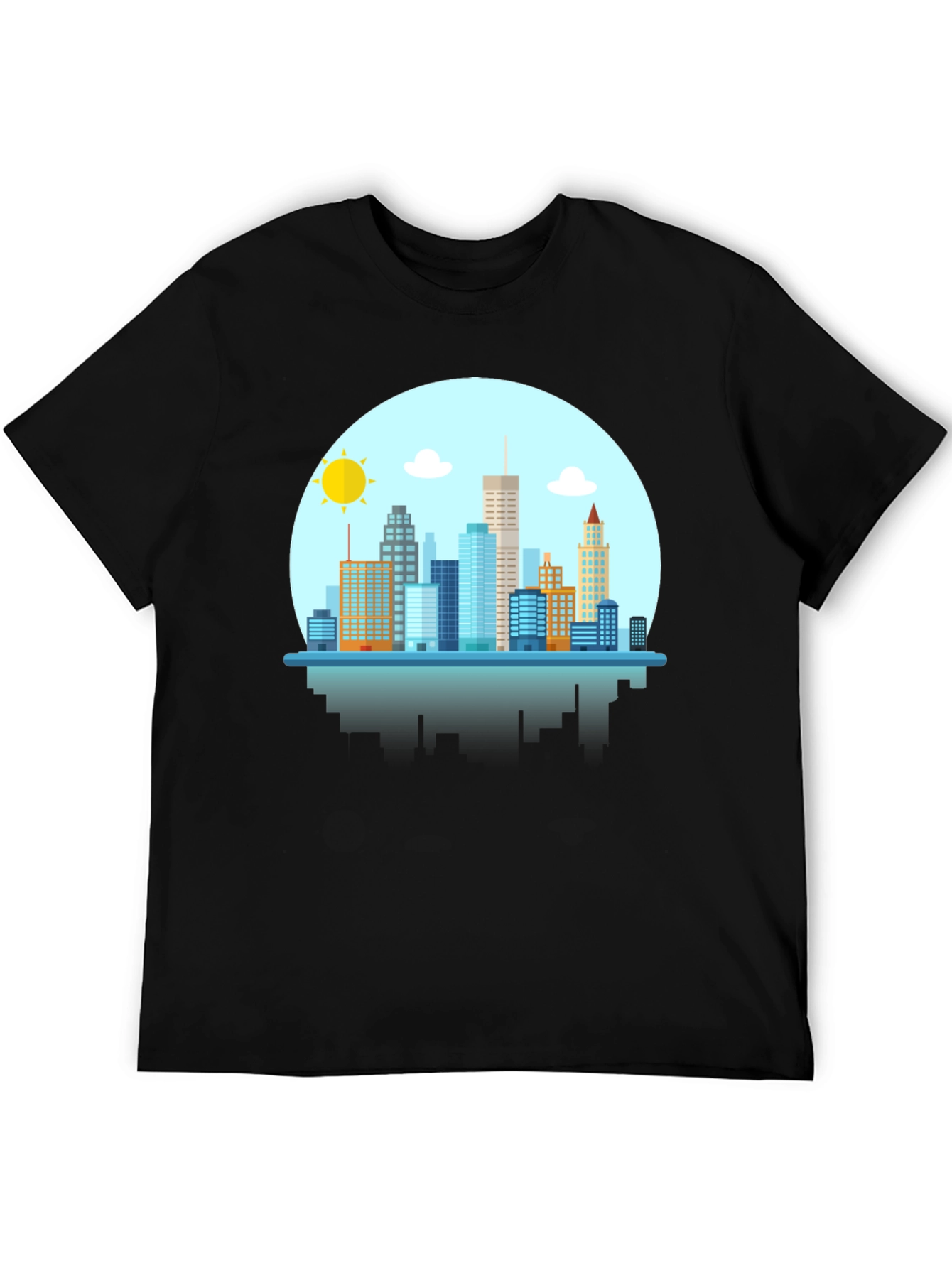 Cityscape Graphic Tee - Modern Urban Style