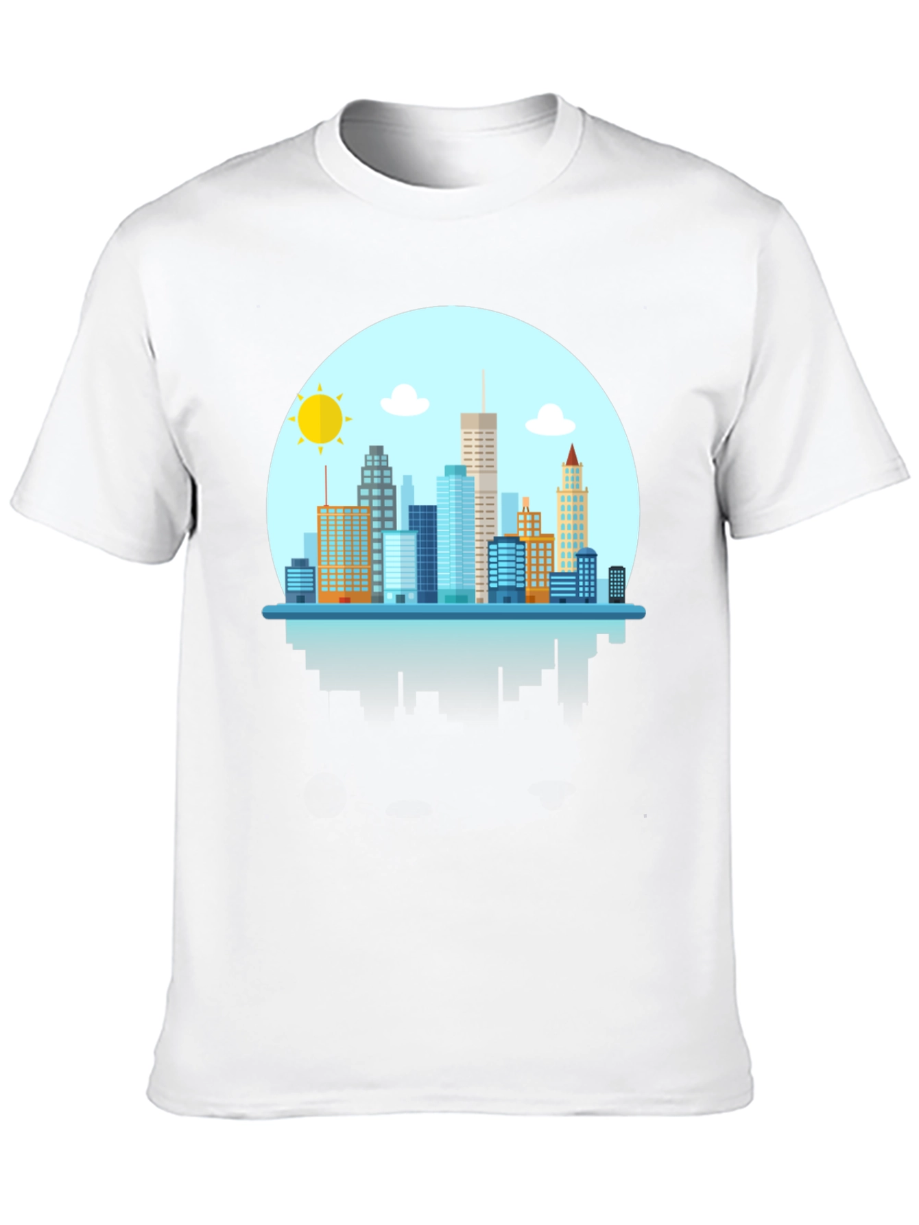 Cityscape Graphic Tee - Modern Urban Style