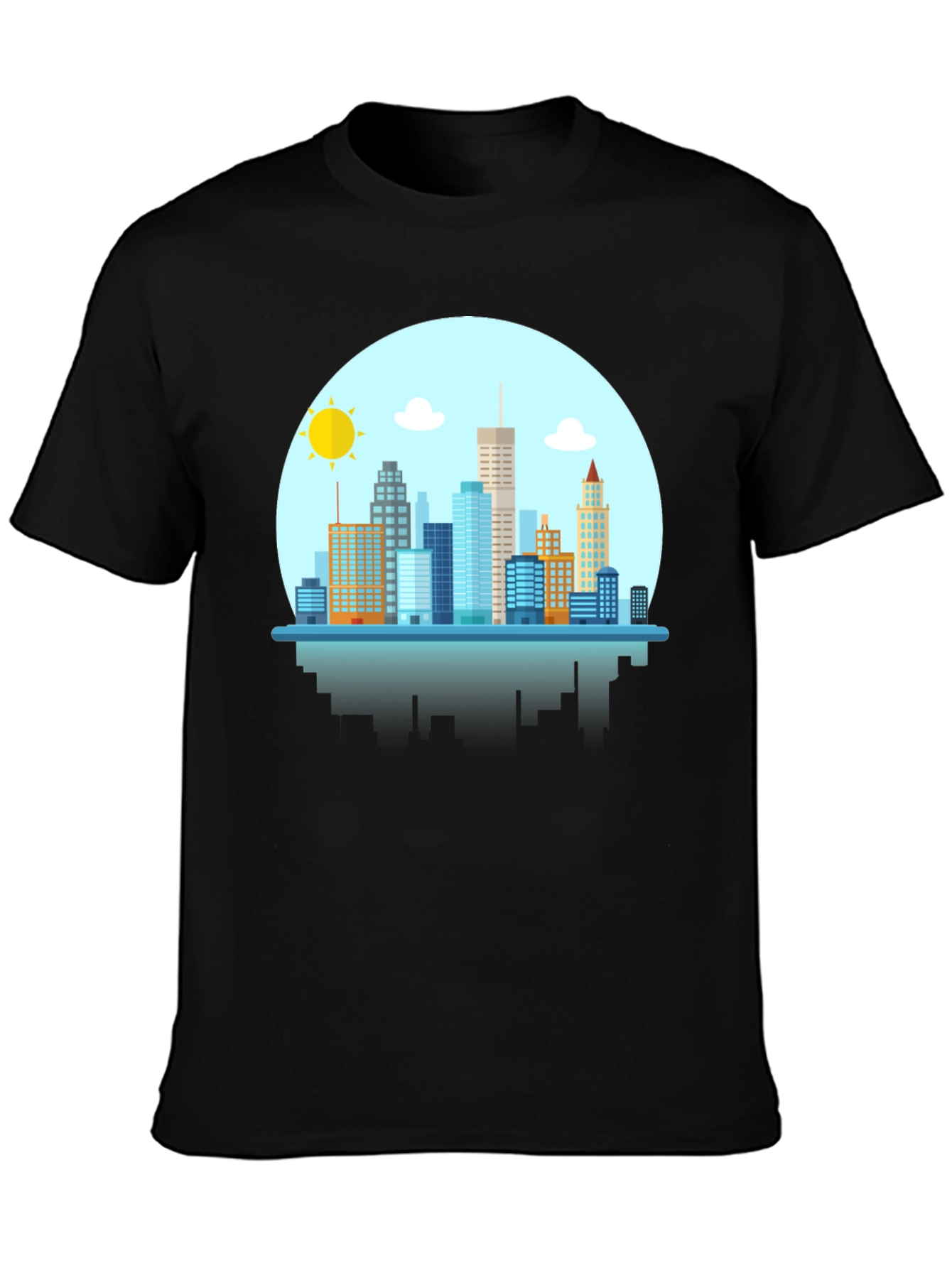 Cityscape Graphic Tee - Modern Urban Style
