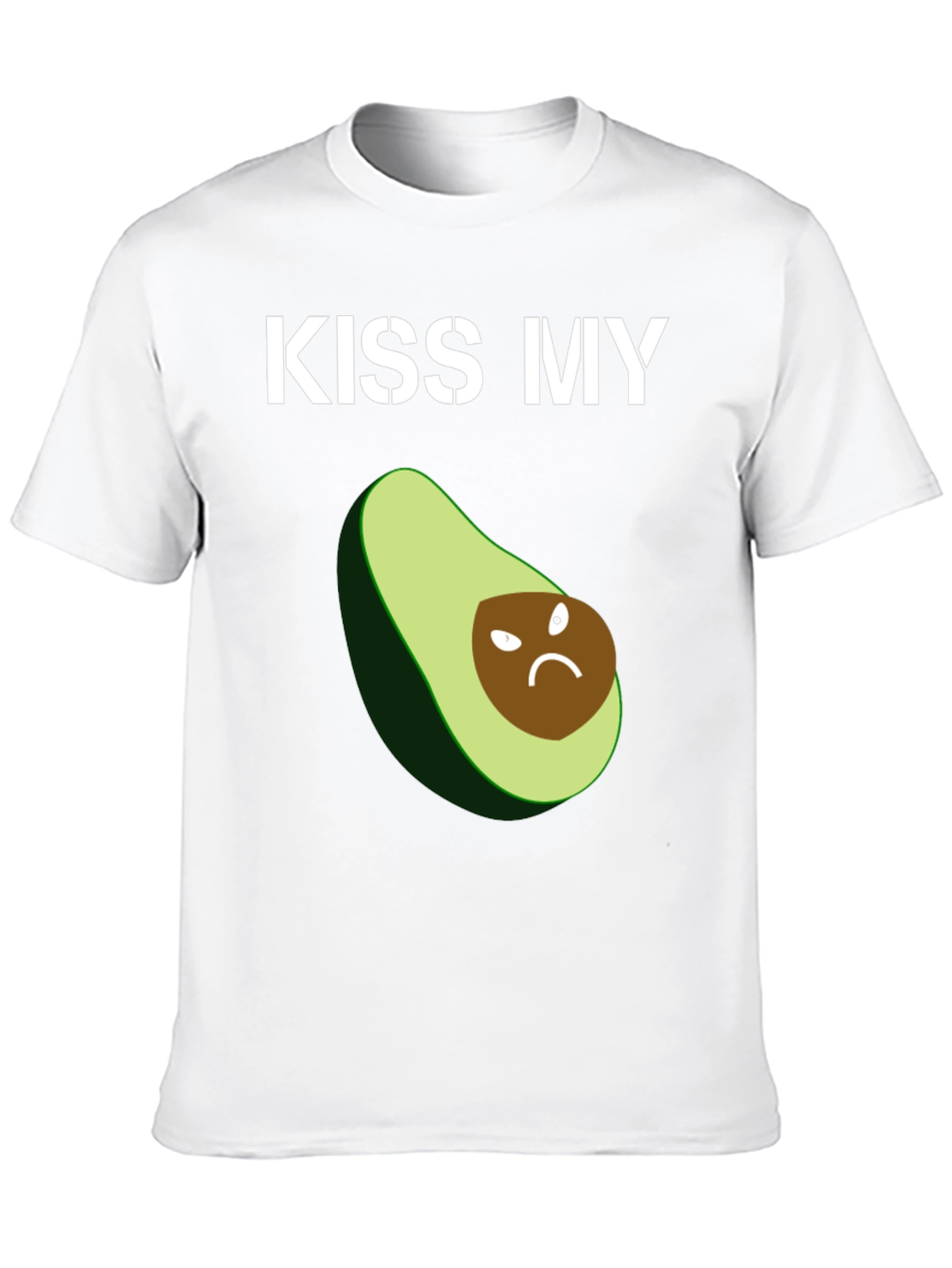 Kiss My Angry Avocado Graphic T-Shirt