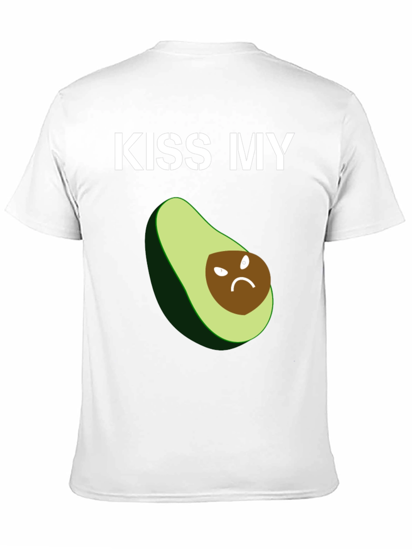 Kiss My Angry Avocado Graphic T-Shirt