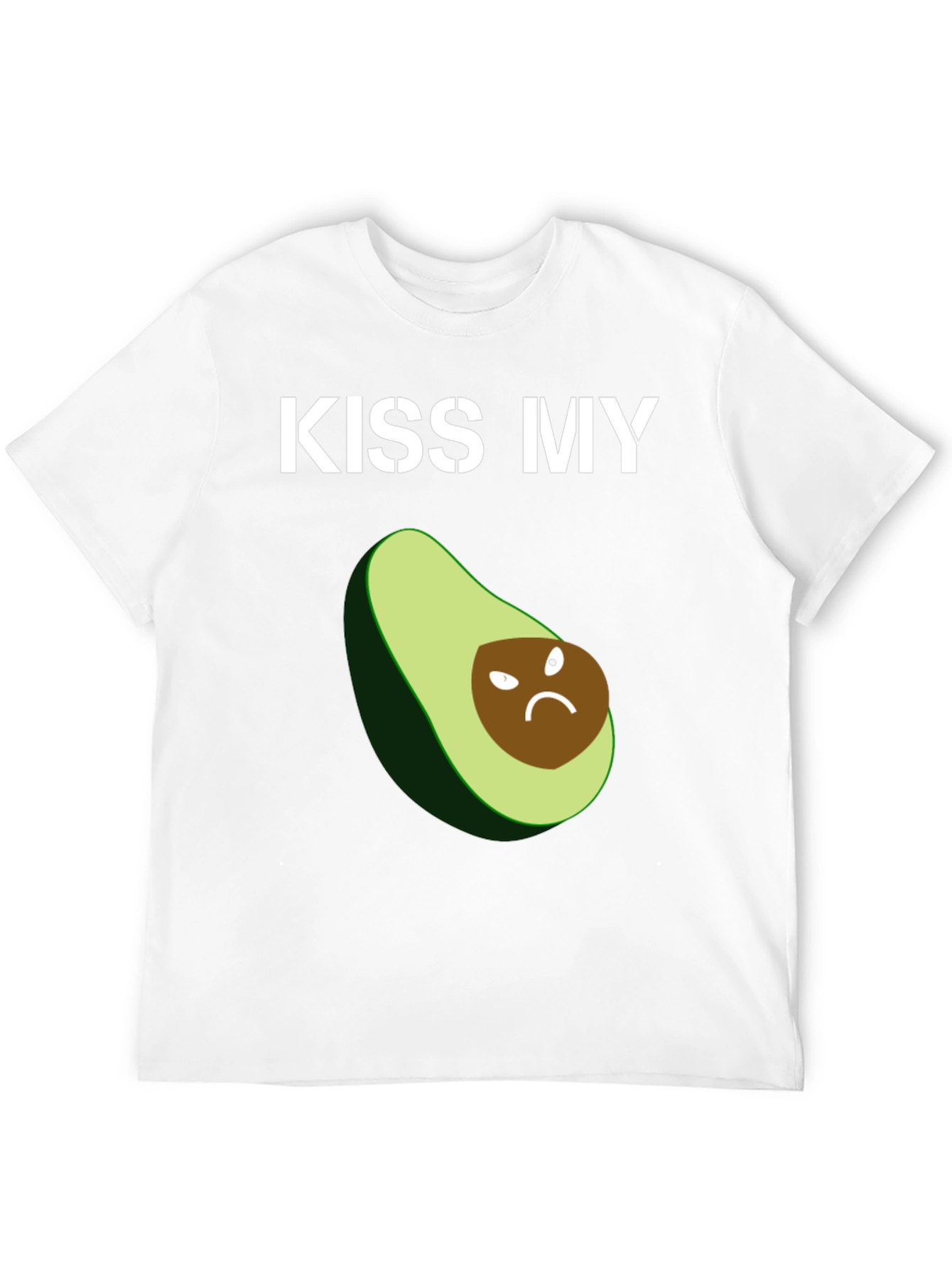 Kiss My Angry Avocado Graphic T-Shirt