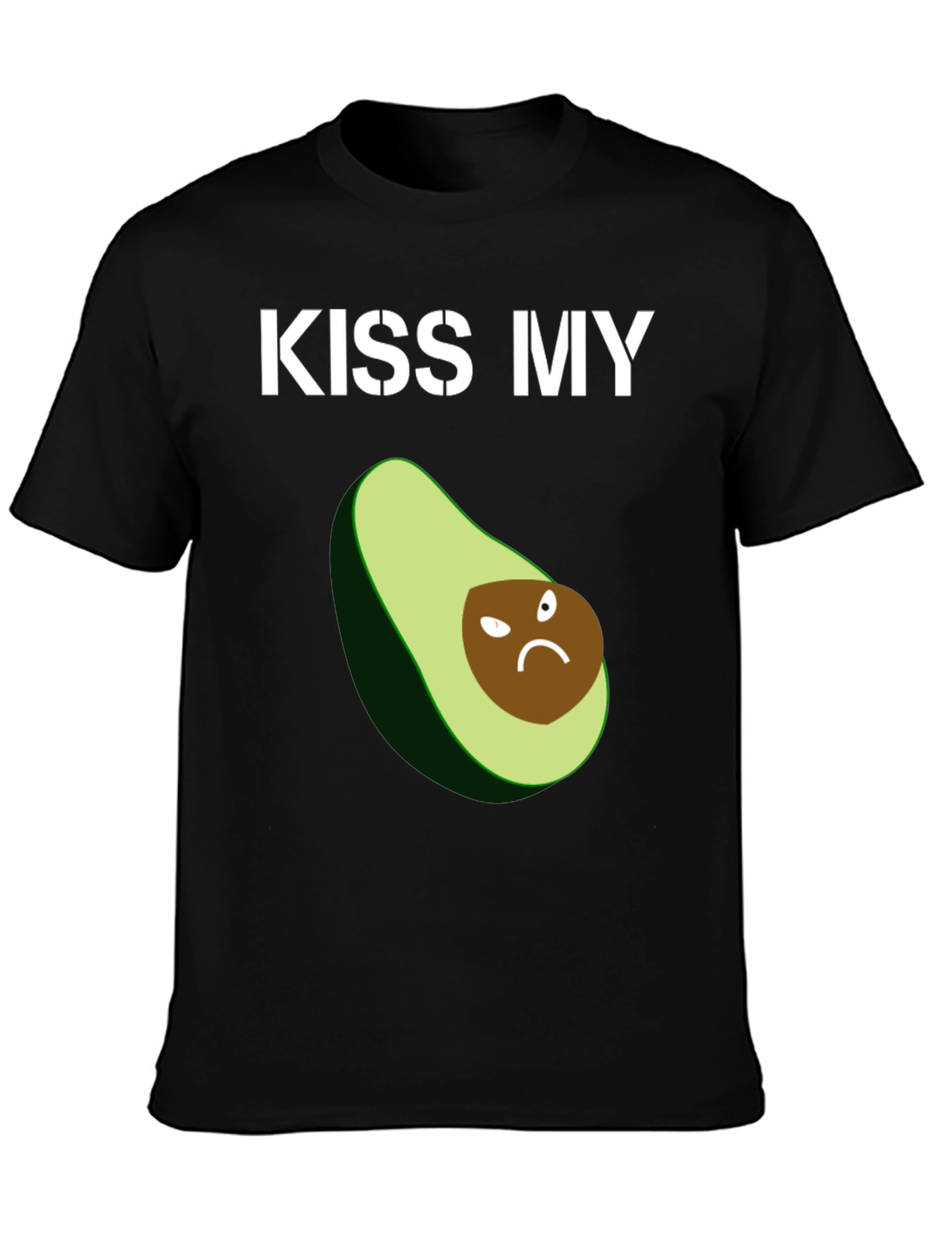Kiss My Angry Avocado Graphic T-Shirt