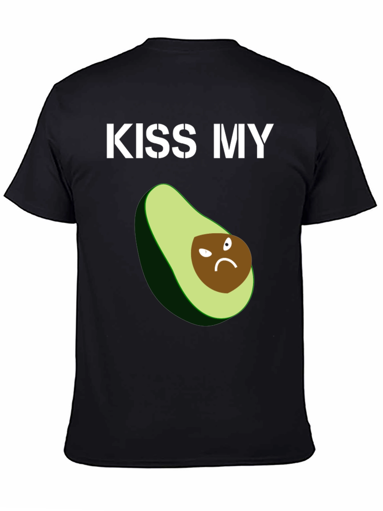 Kiss My Angry Avocado Graphic T-Shirt