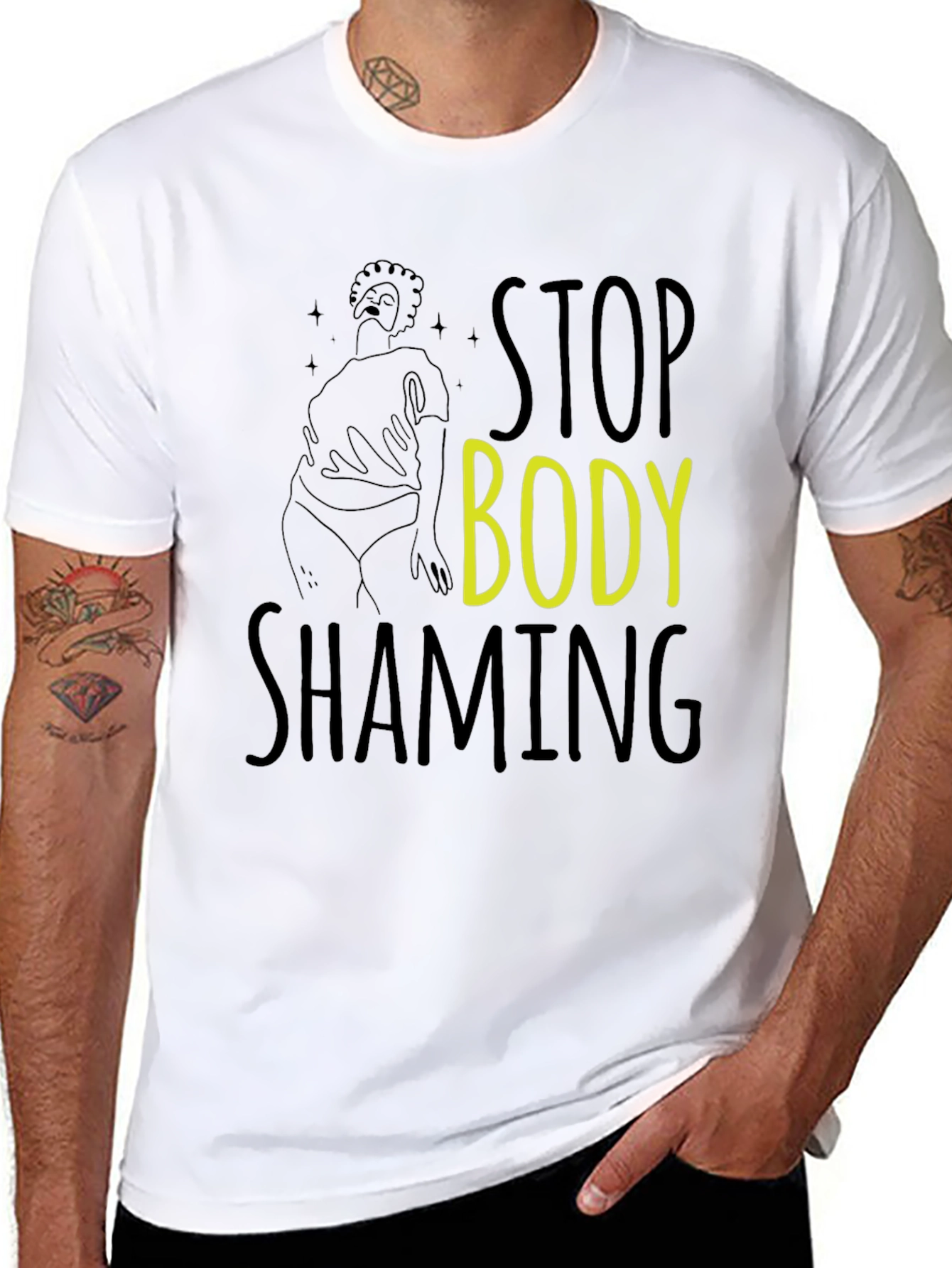 Stop Body Shaming Graphic Tee