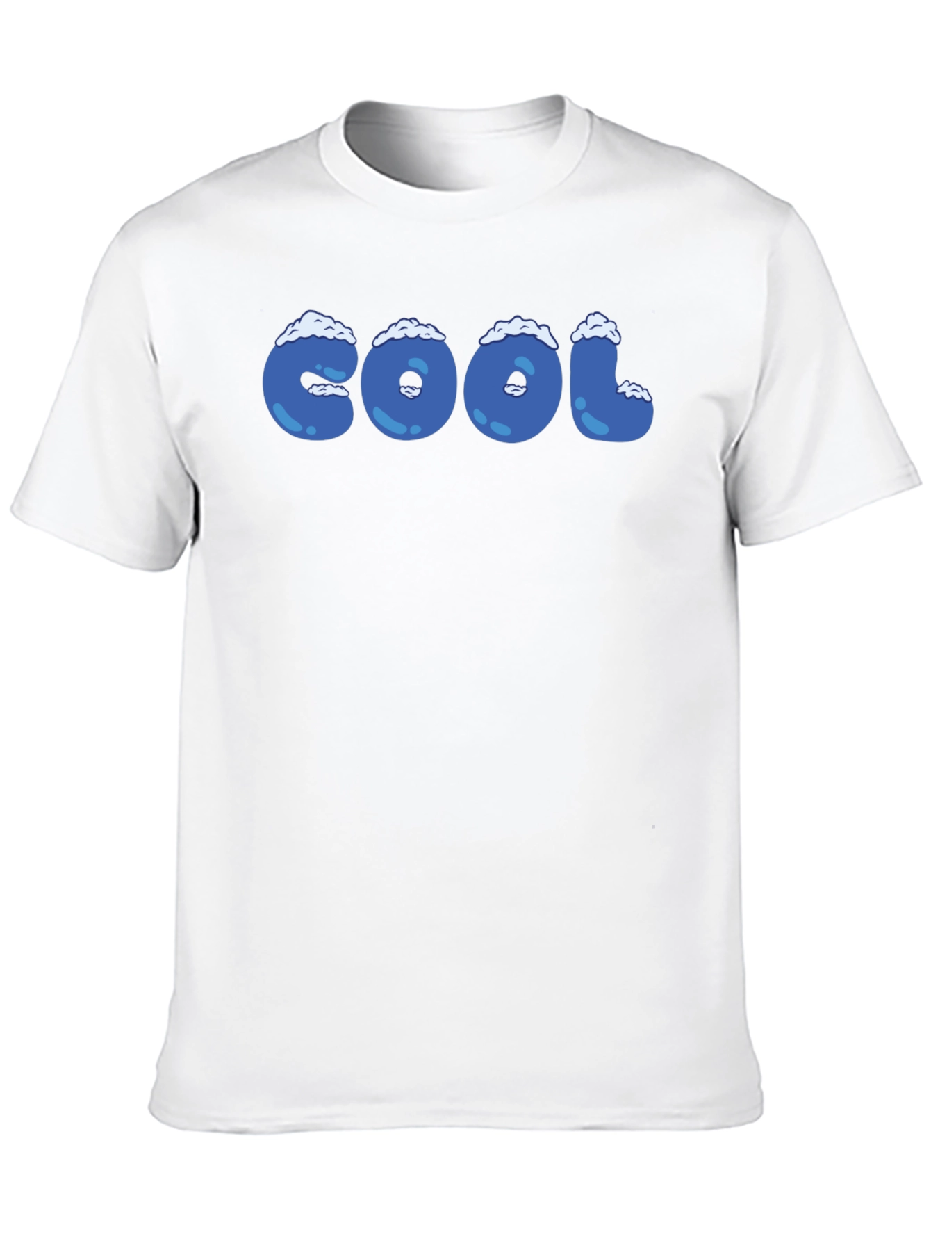 Cool Graphic T-Shirt - Blue Novelty Tee