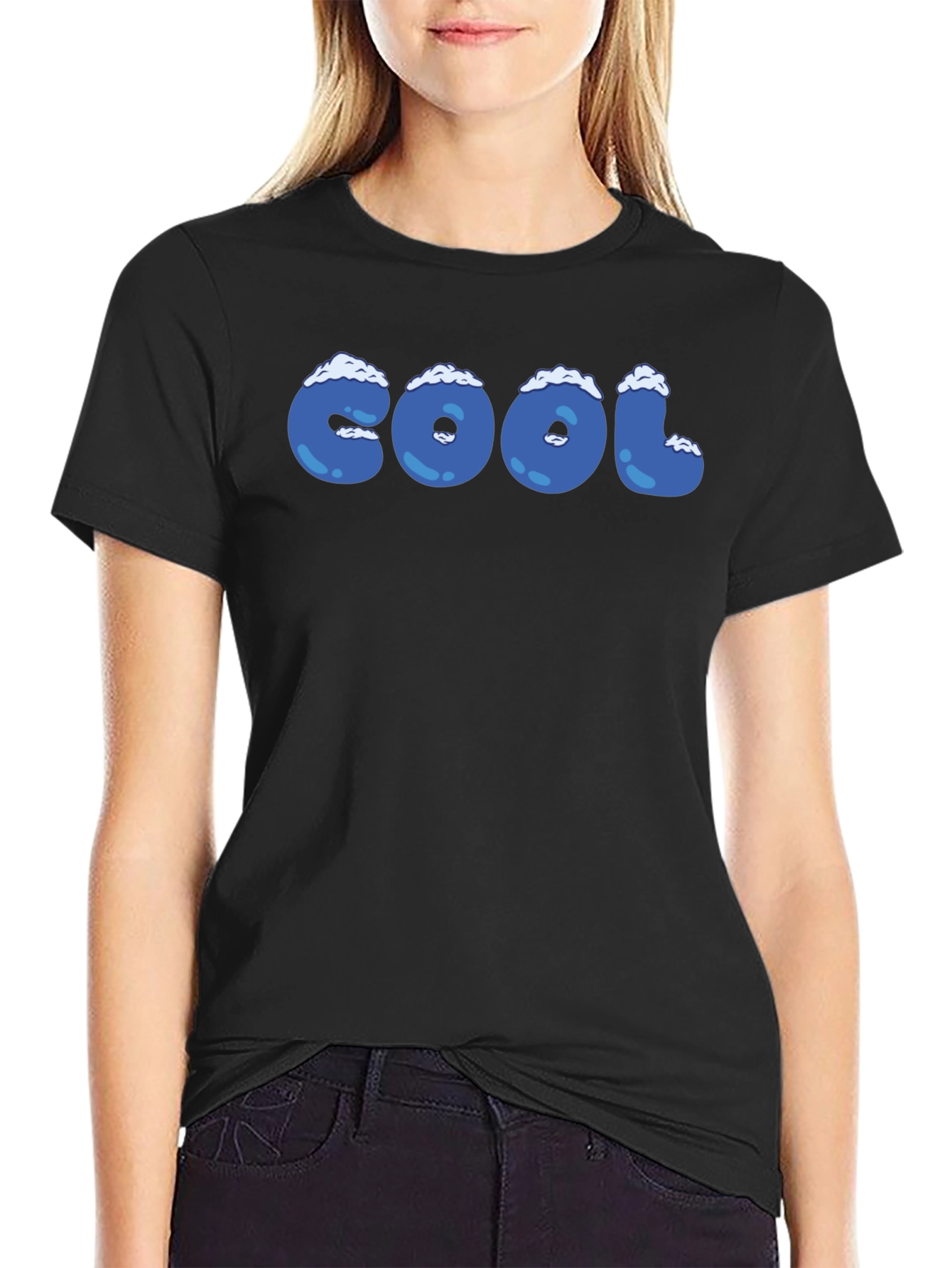 Cool Graphic T-Shirt - Blue Novelty Tee
