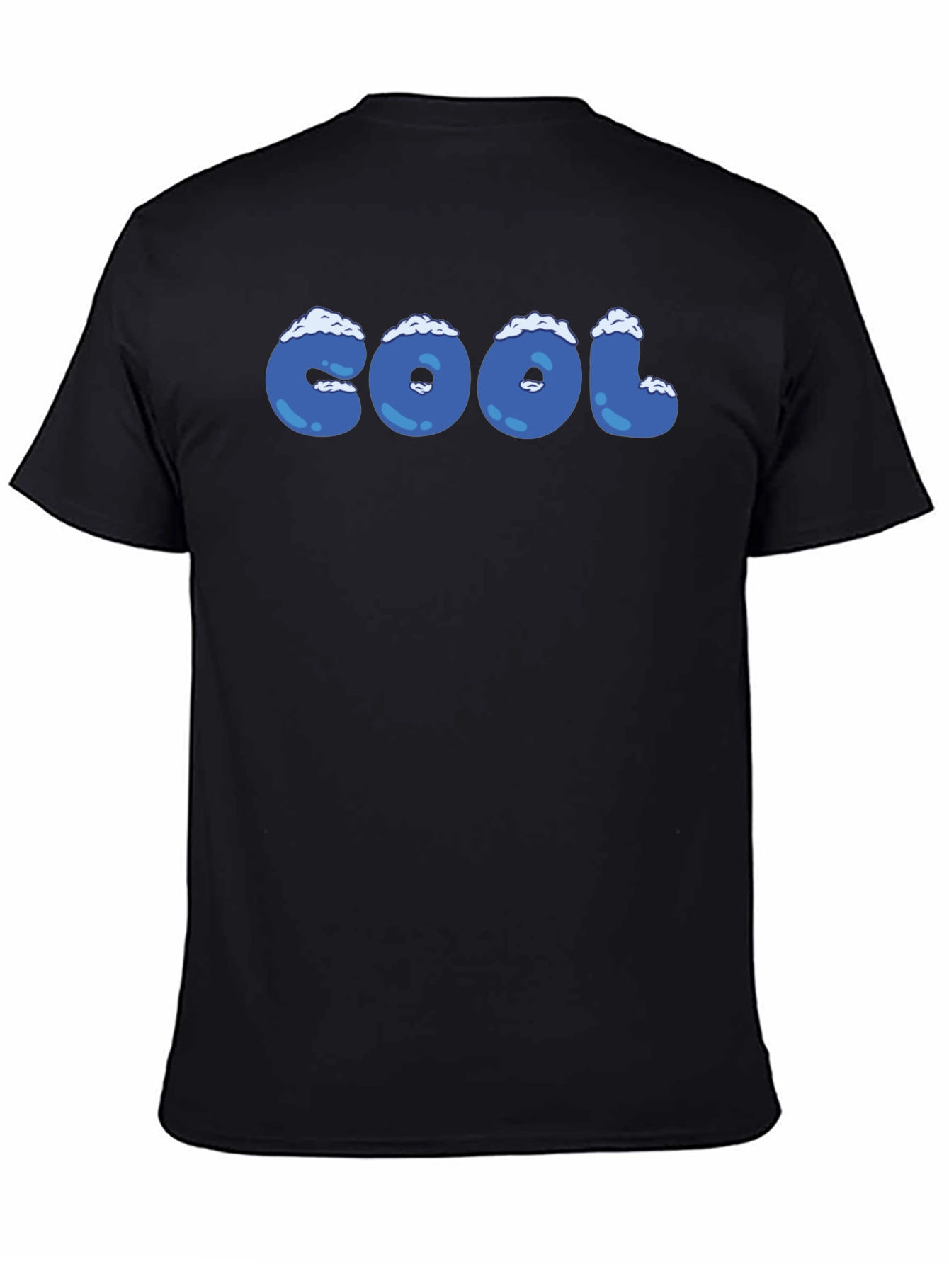 Cool Graphic T-Shirt - Blue Novelty Tee