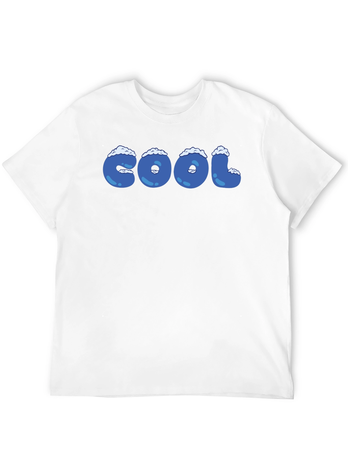 Cool Graphic T-Shirt - Blue Novelty Tee