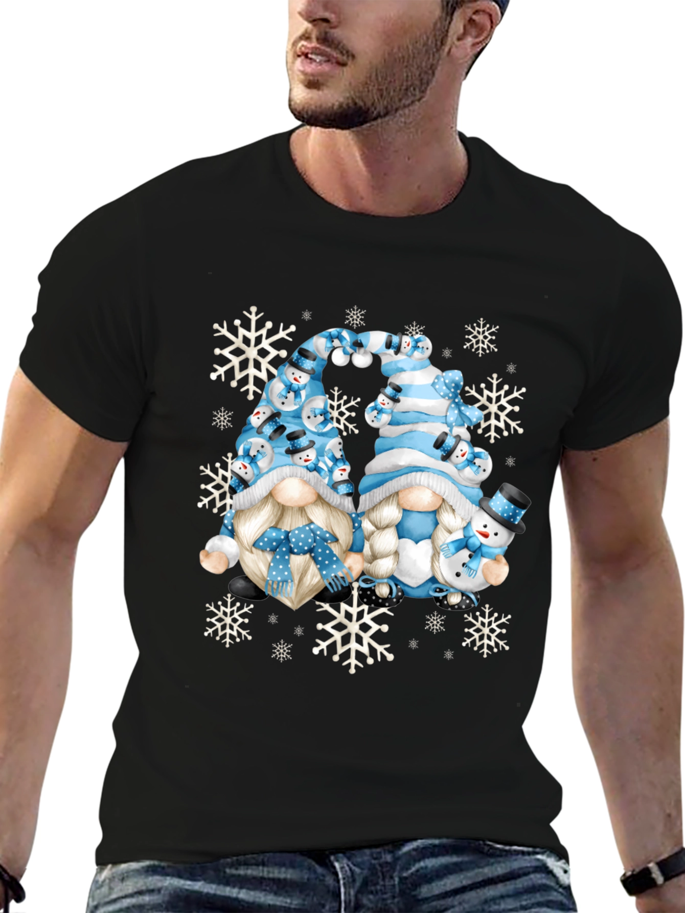 Festive Winter Gnome T-Shirt
