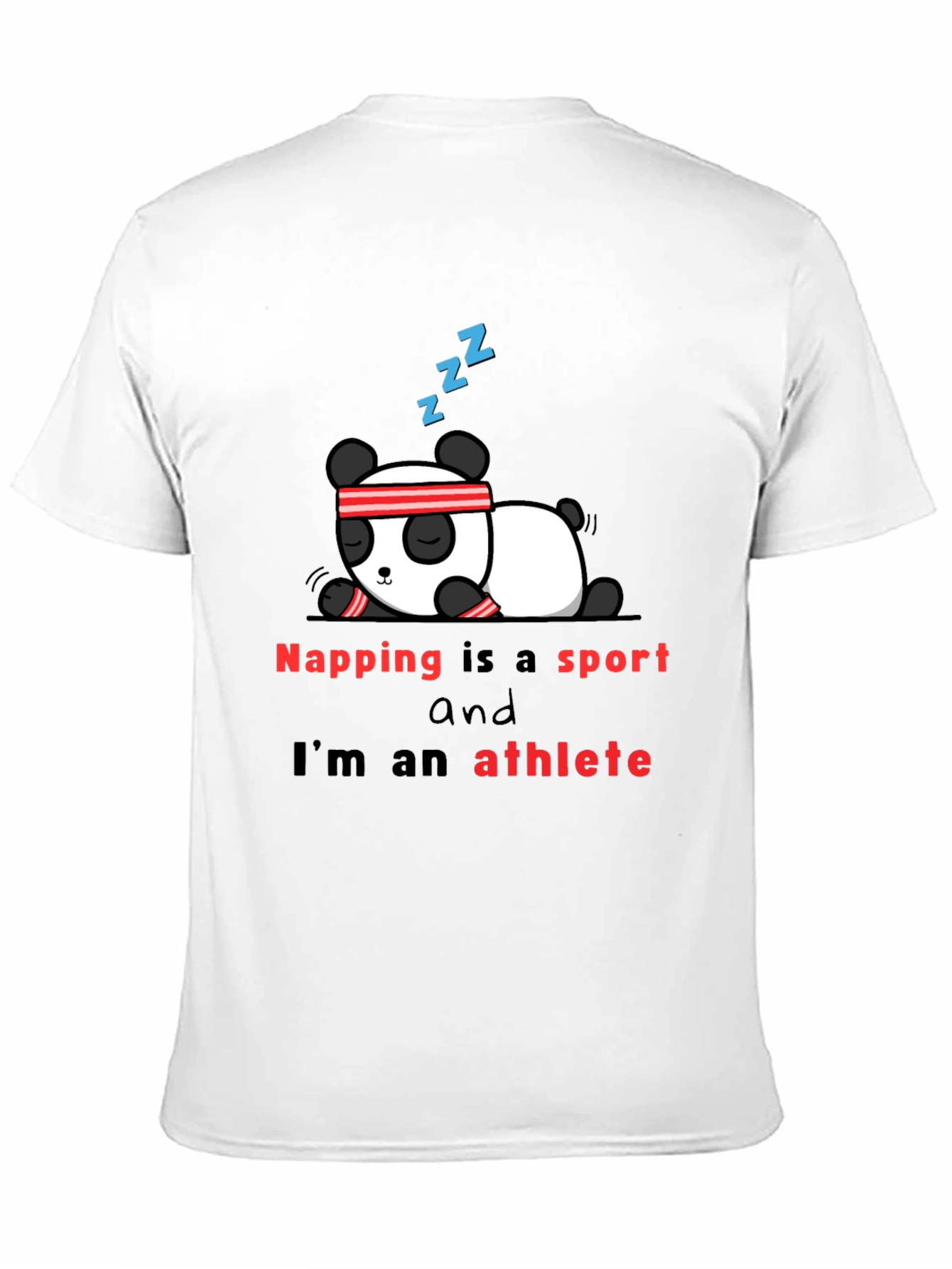 Napping is a Sport T-Shirt - Panda Athlete