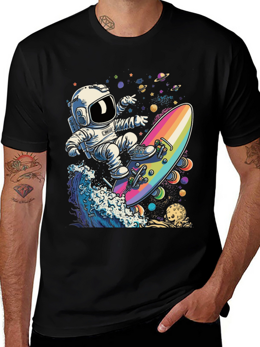 Astronaut Skateboarder T-Shirt
