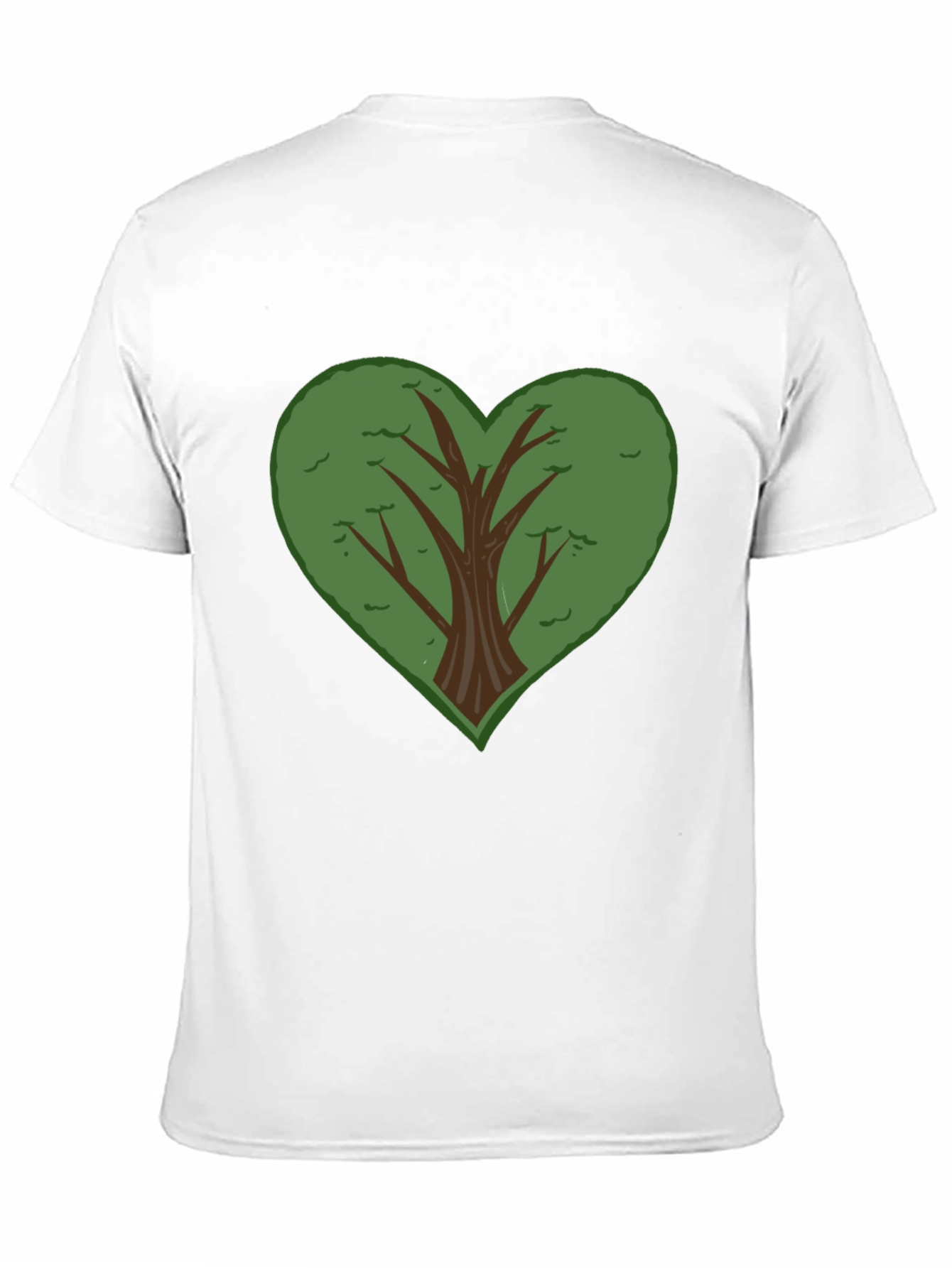 Heart Tree Graphic Black T-Shirt