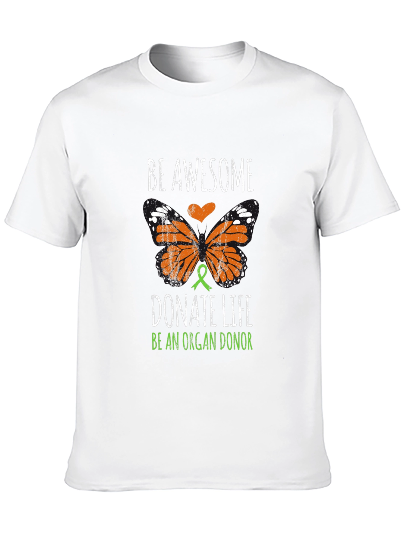 Be Awesome Donate Life Organ Donor T-Shirt