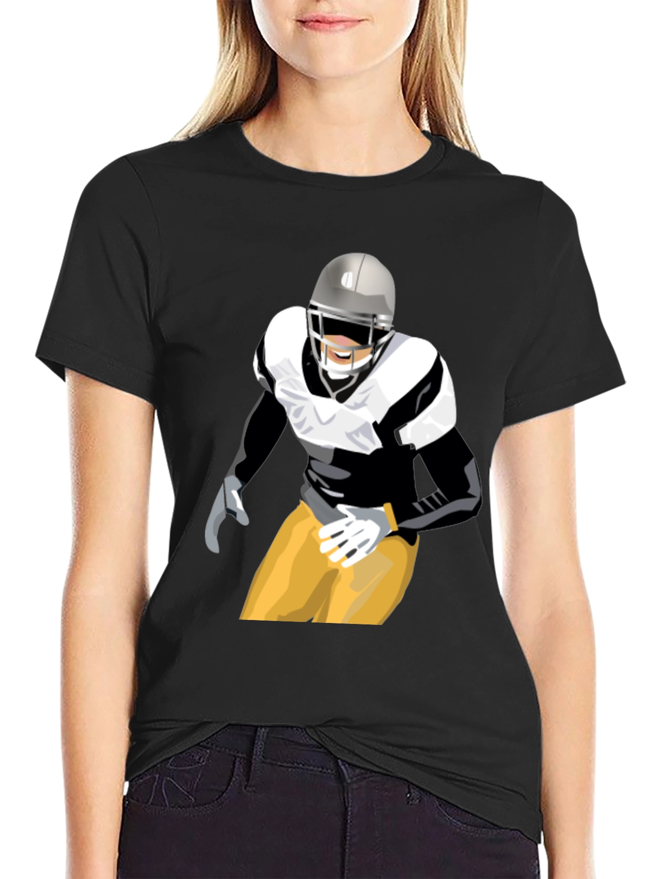 Football Player Graphic Tee