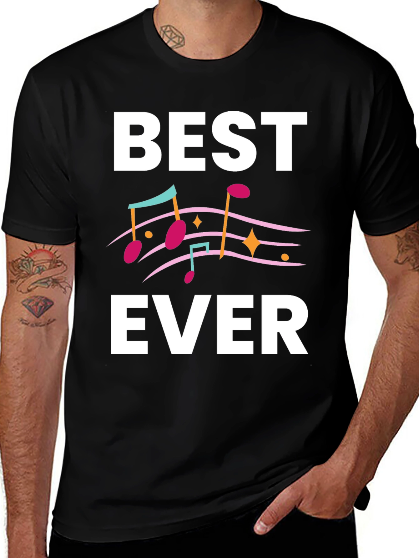 Best Ever Music T-Shirt - Black