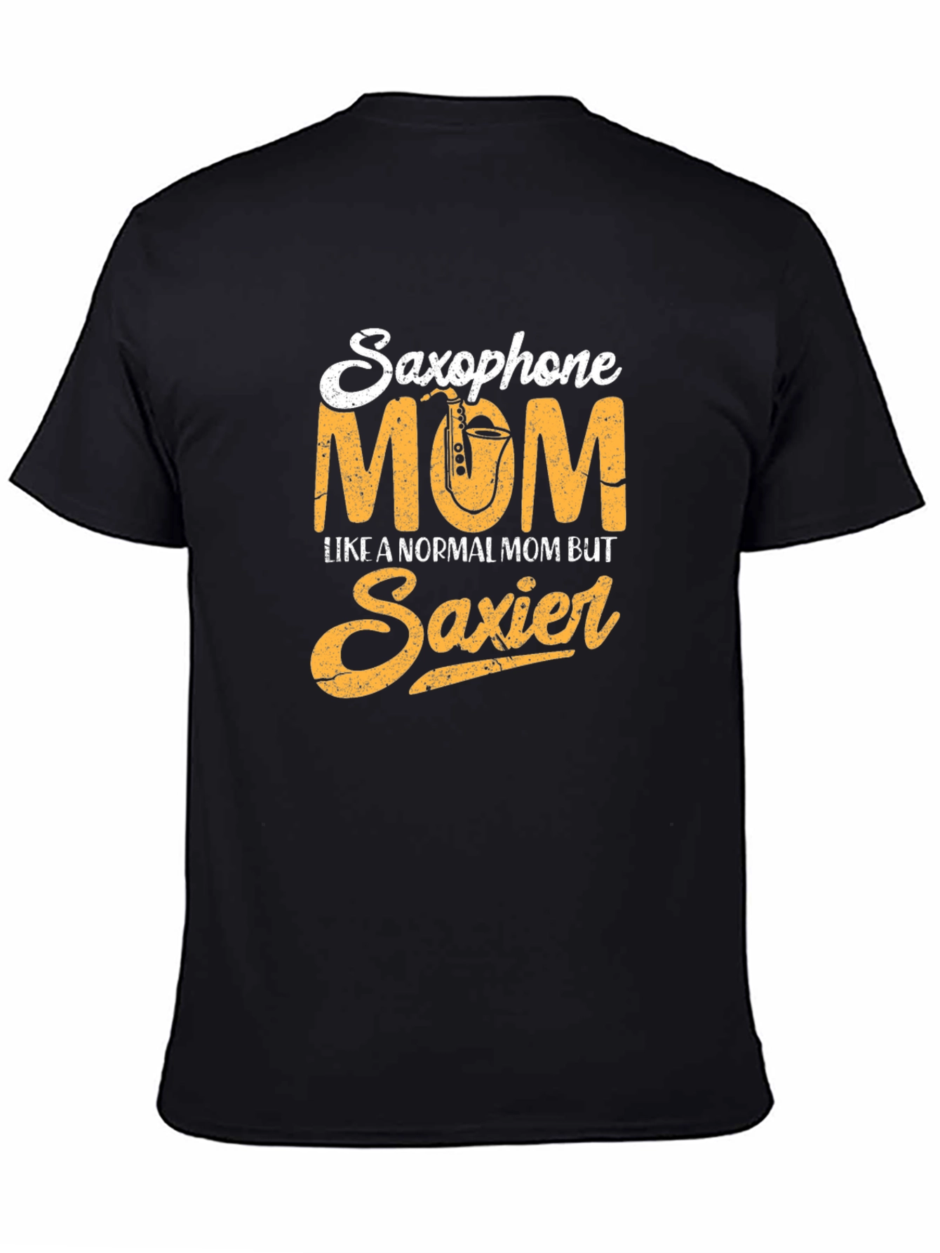Saxophone Mom Graphic Tee - Musician Mother T-Shirt