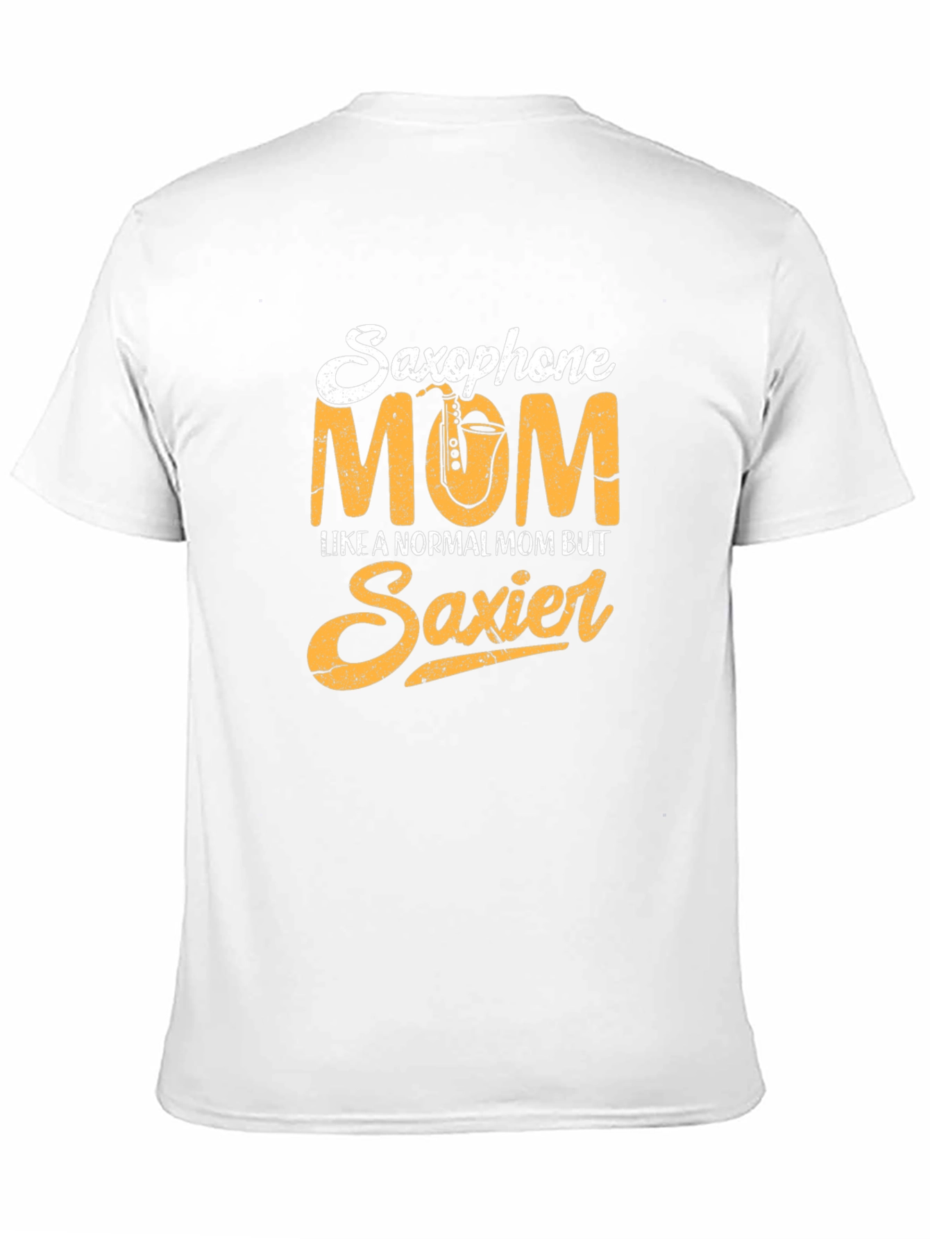Saxophone Mom Graphic Tee - Musician Mother T-Shirt
