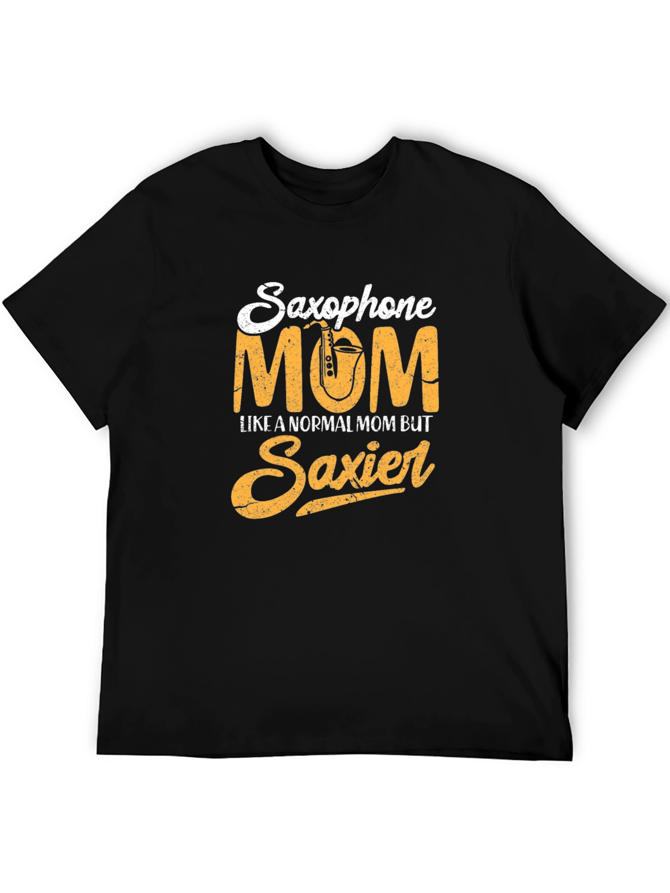 Saxophone Mom Graphic Tee - Musician Mother T-Shirt