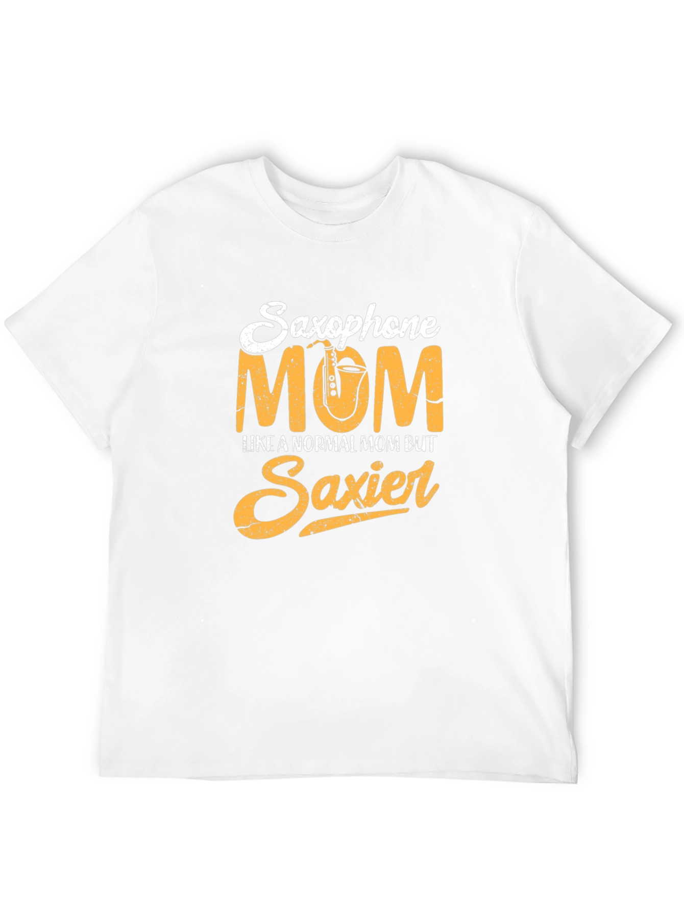 Saxophone Mom Graphic Tee - Musician Mother T-Shirt