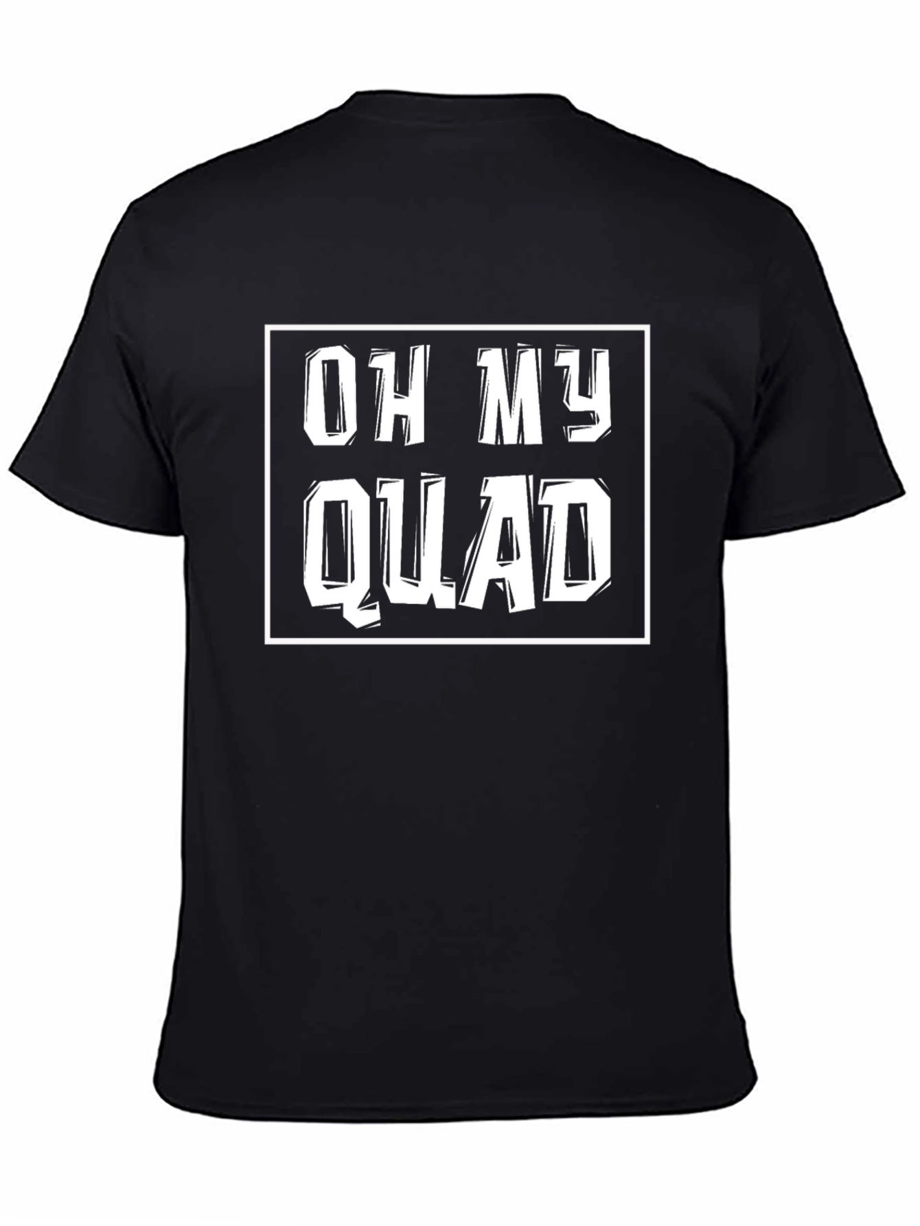 Oh My Quad Black Graphic Tee