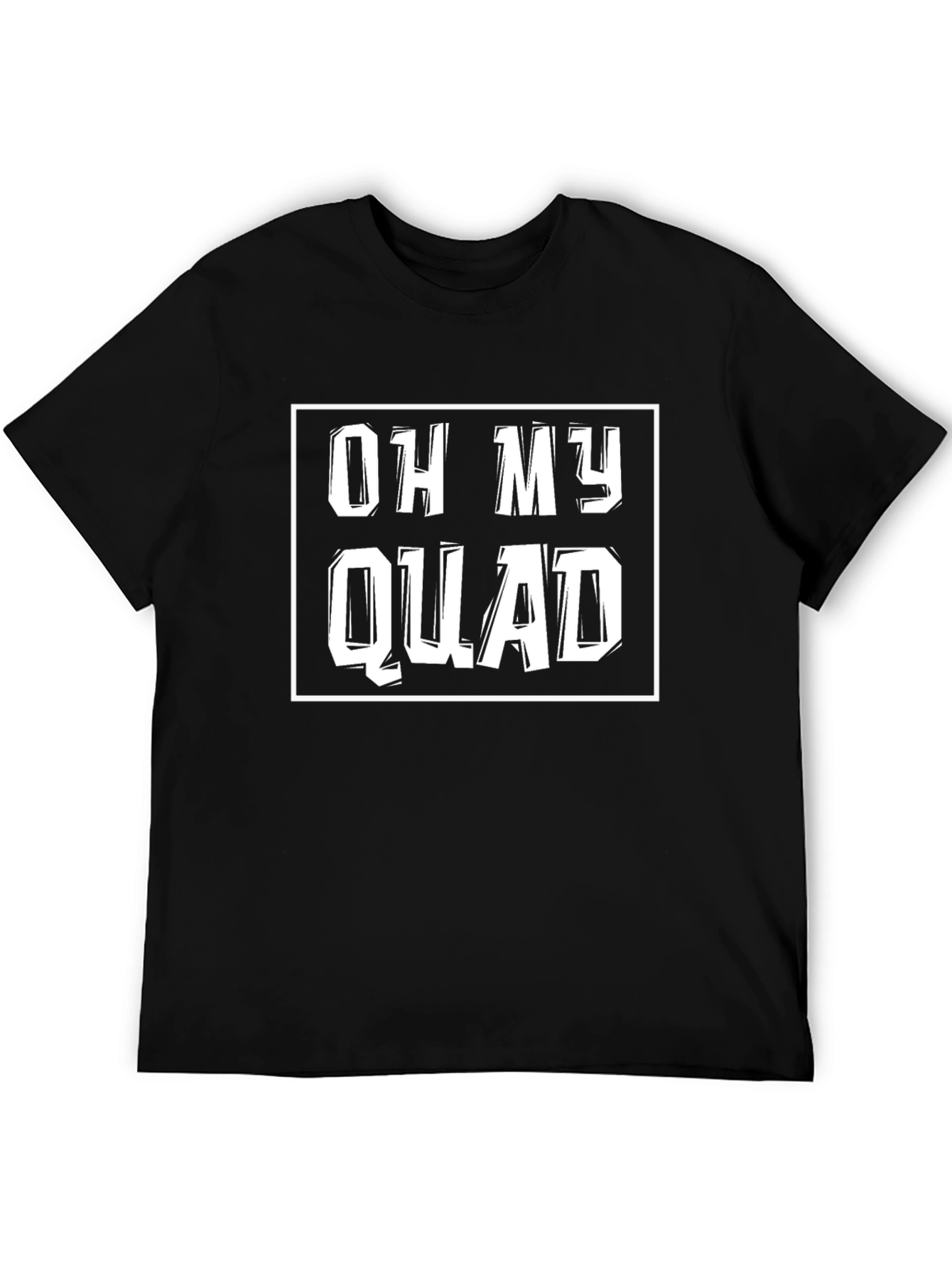 Oh My Quad Black Graphic Tee