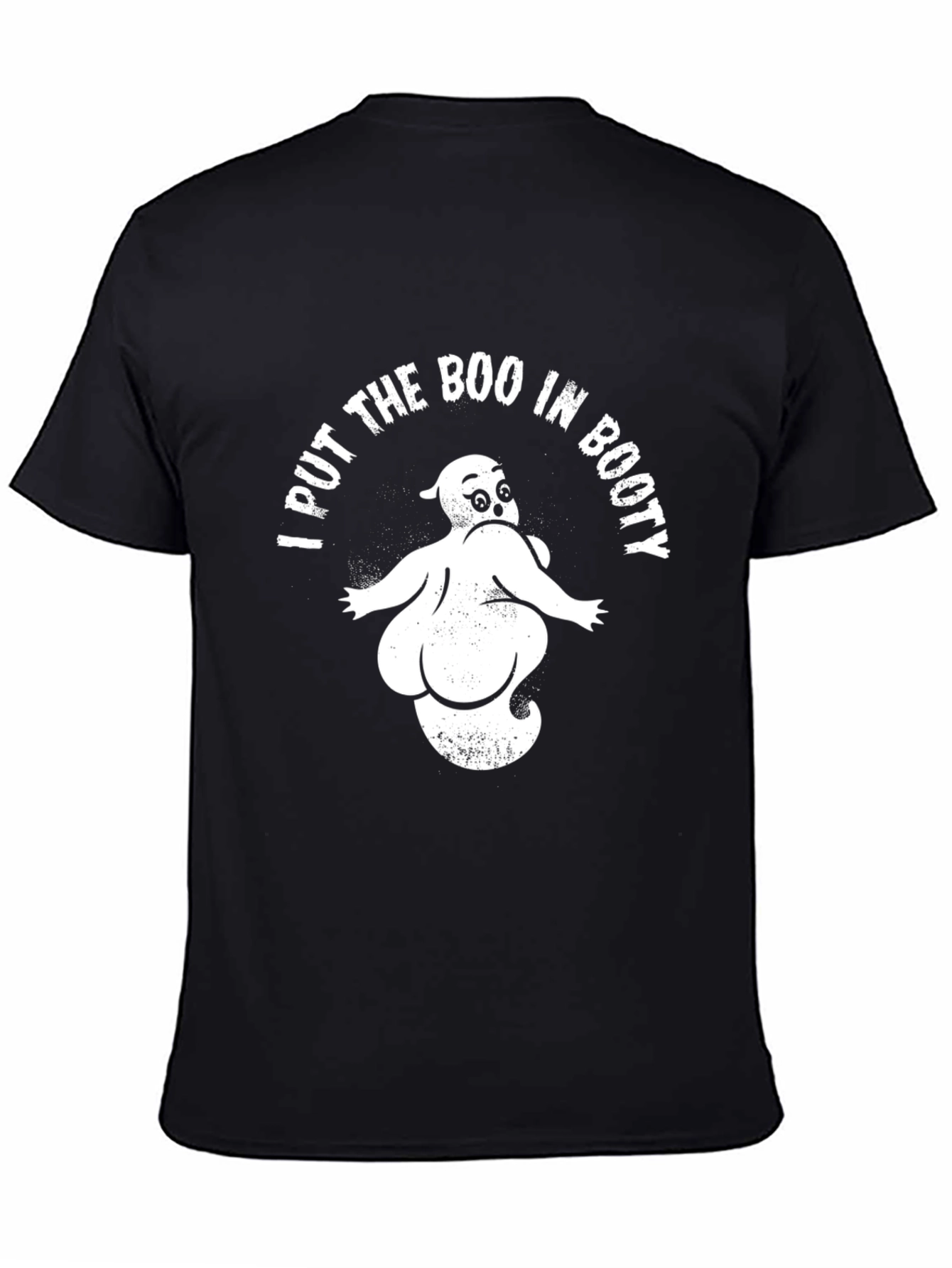 Boo in Booty Graphic T-Shirt - Halloween Humor