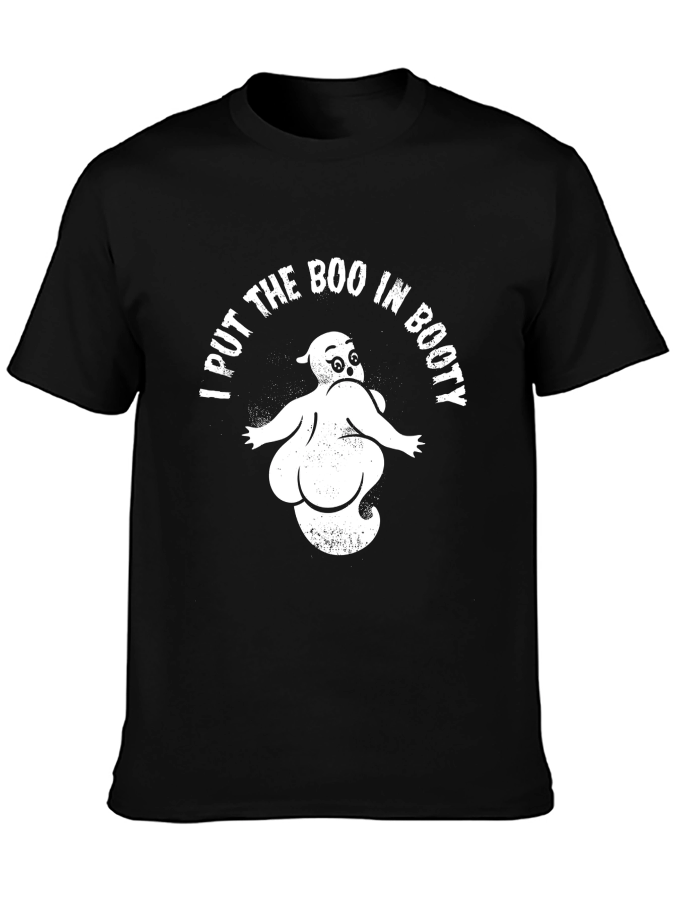 Boo in Booty Graphic T-Shirt - Halloween Humor