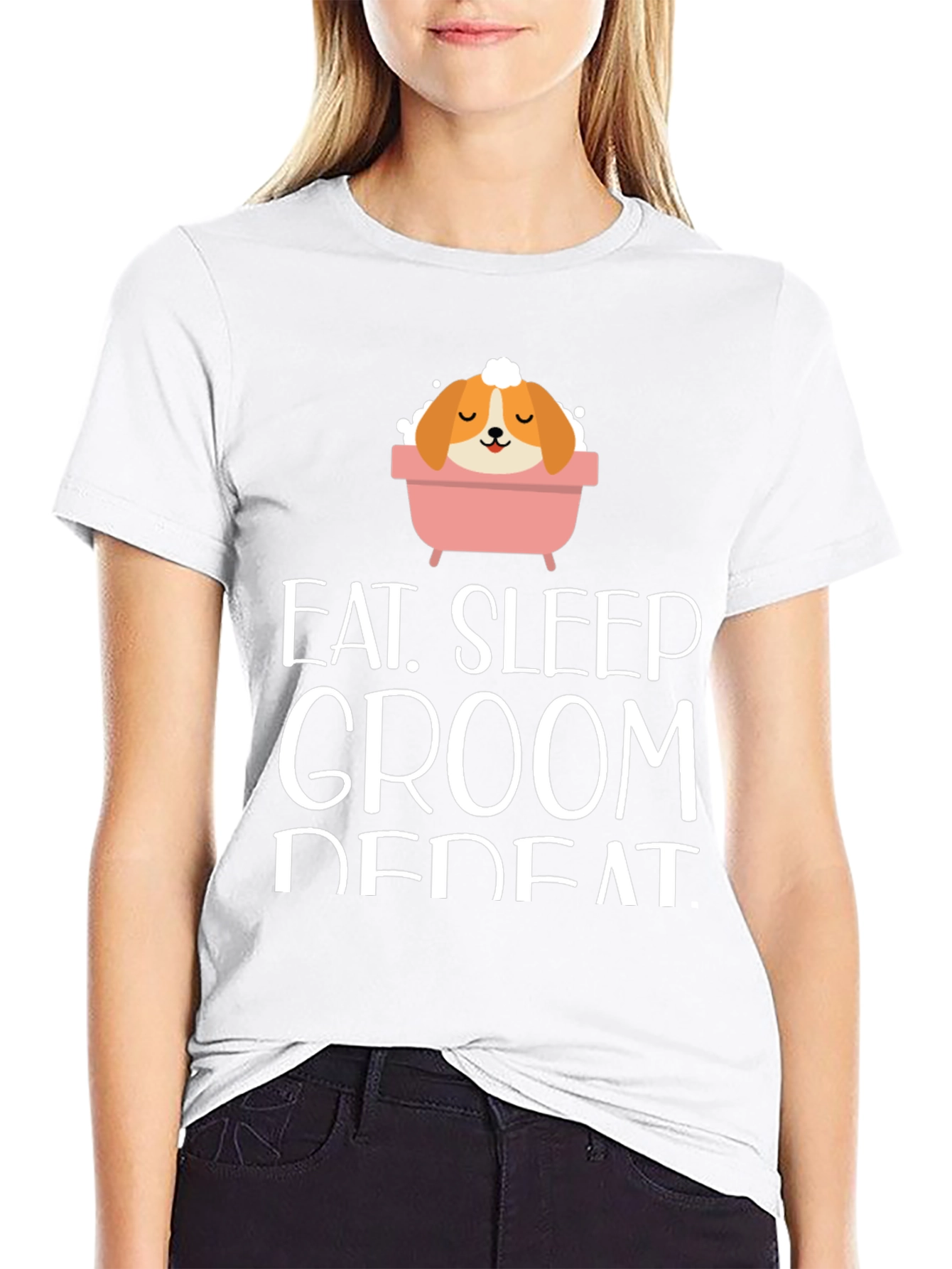 Eat Sleep Groom Repeat T-Shirt
