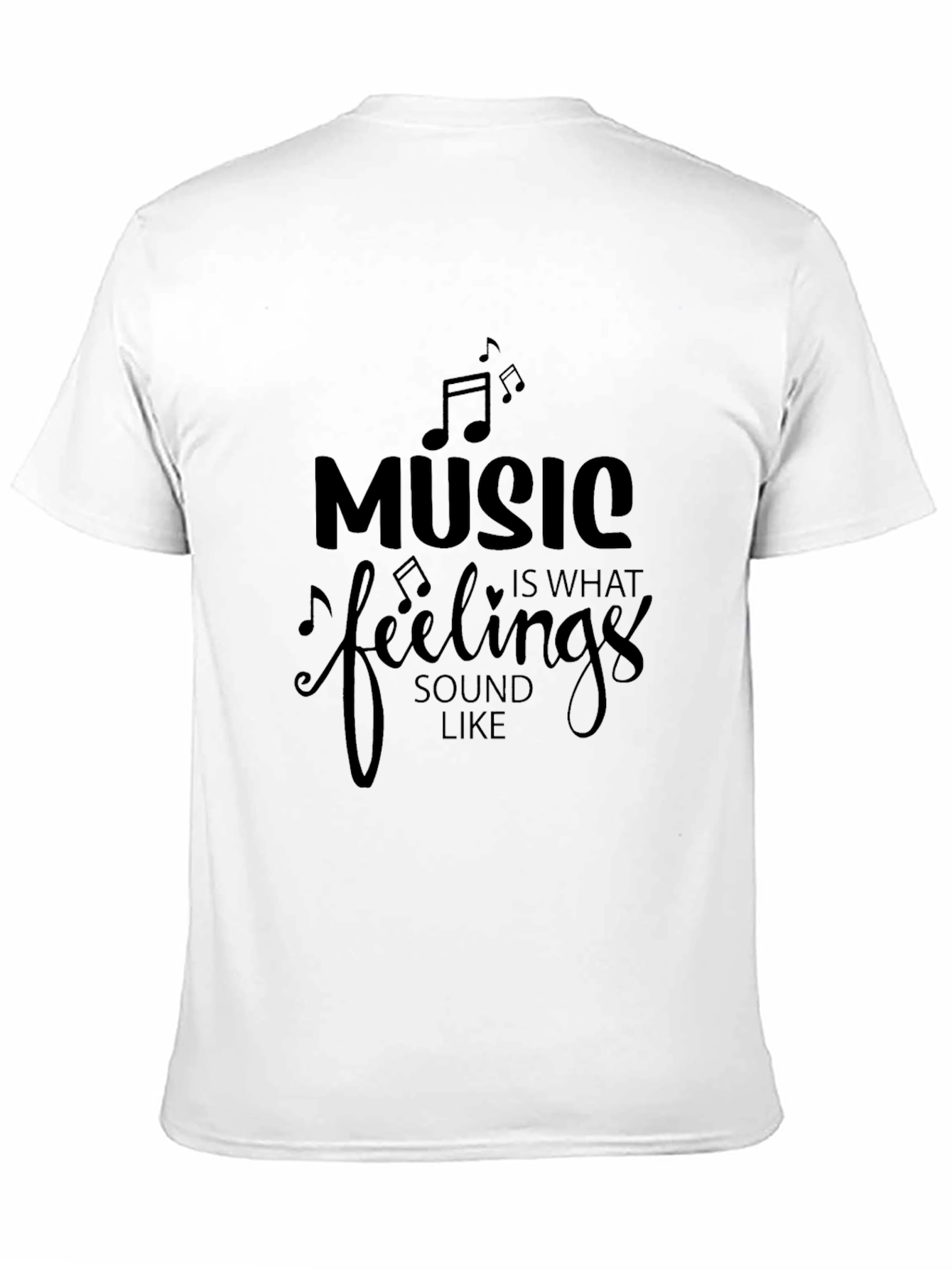 Music is What Feelings Sound Like Graphic Tee