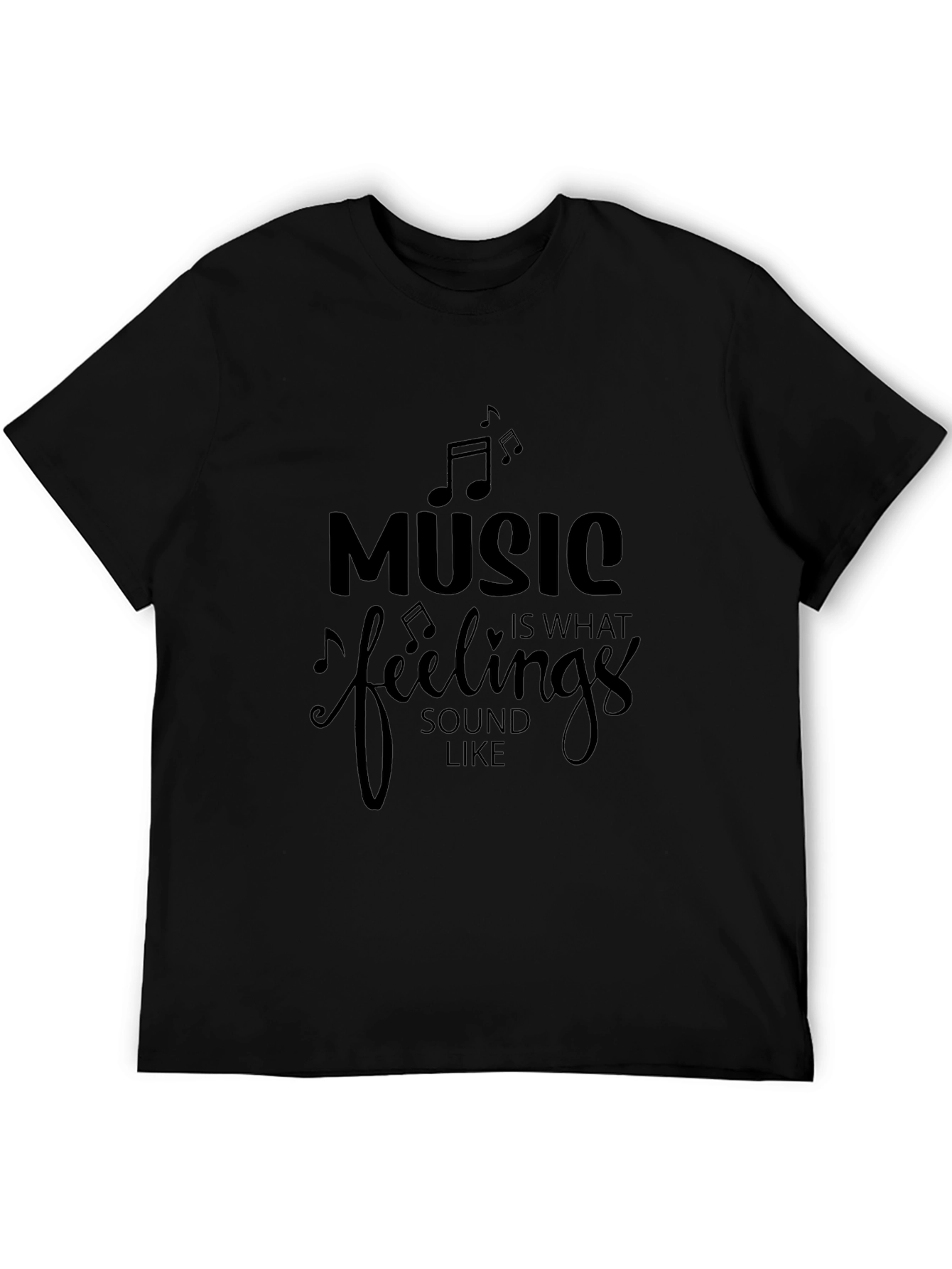Music is What Feelings Sound Like Graphic Tee